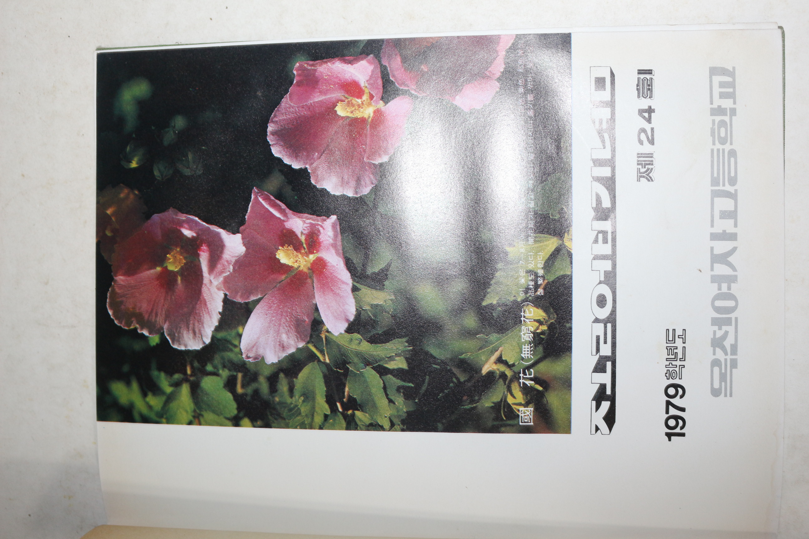 1980년 옥천여자고등학교 제24회 졸업기념 앨범