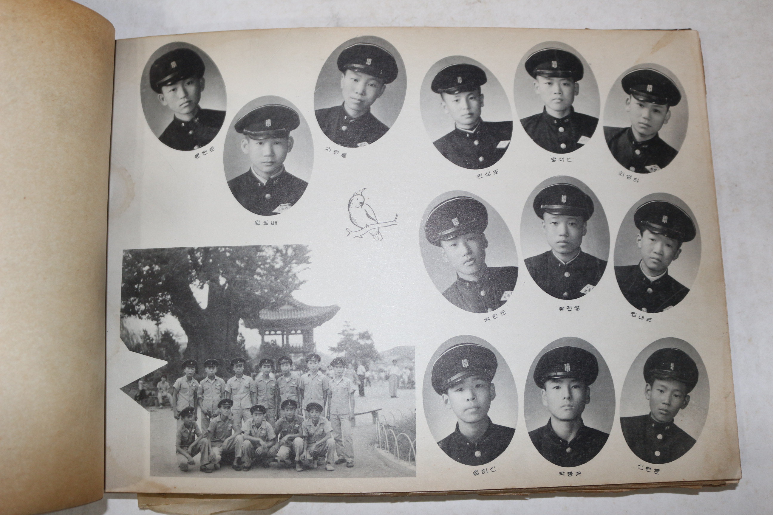 1950년대 청주중학교 제34회 졸업기념 앨범