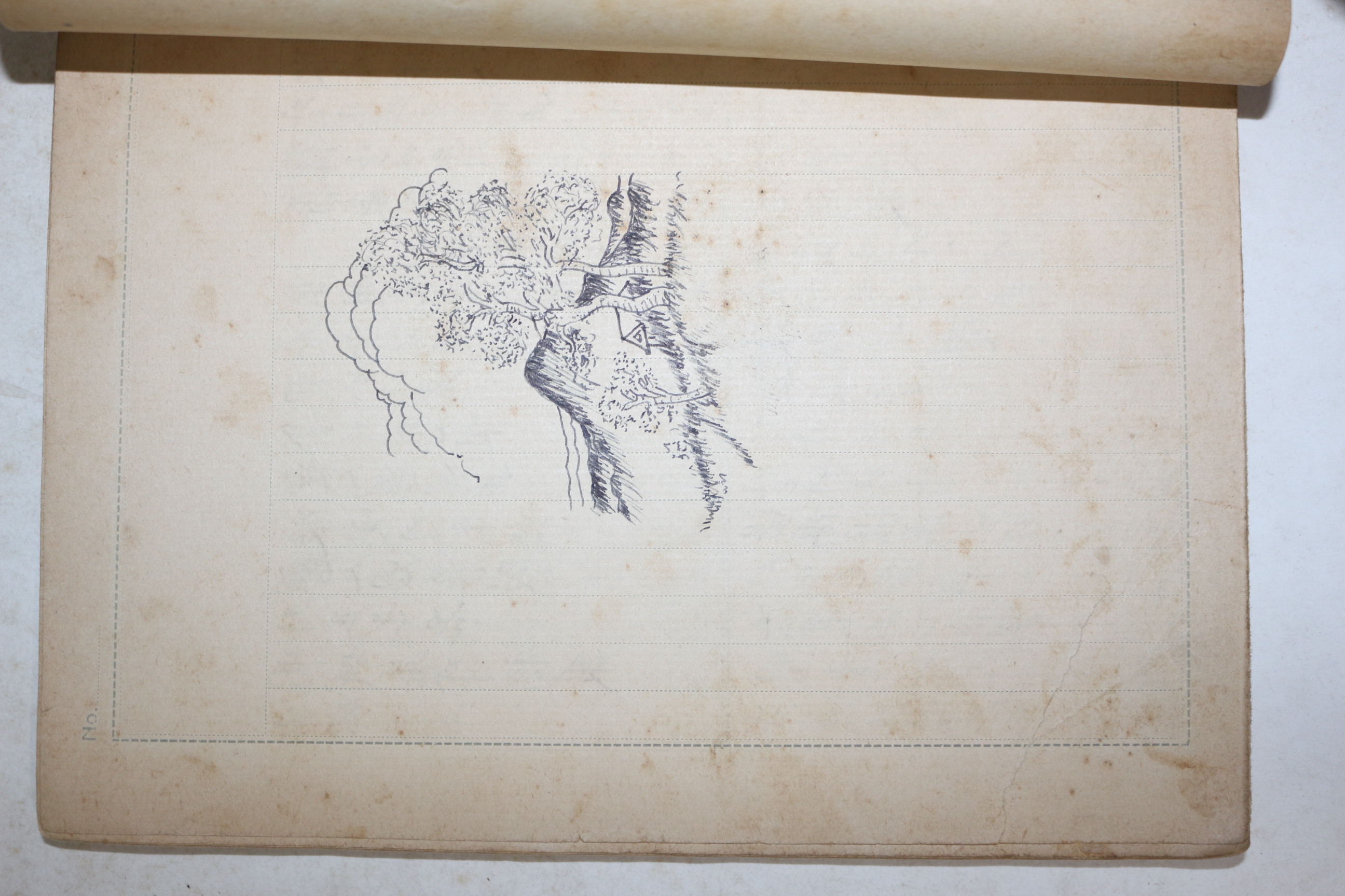 1937년 문경 김용사(金龍寺)스님 최용구(崔龍龜) 보통학교 조선어 관련 필사