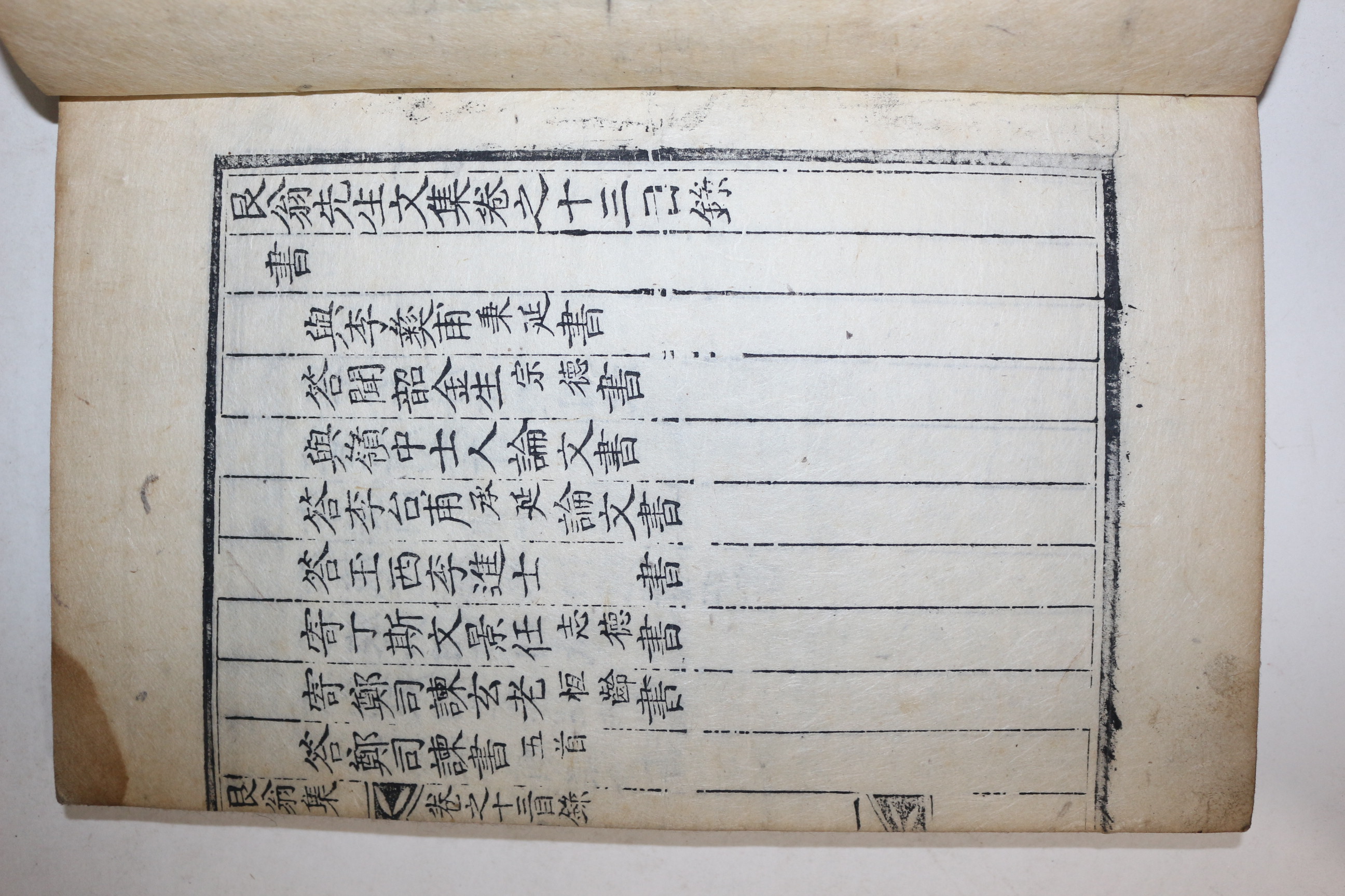 목판본 전주이씨 이헌경(李獻慶) 간옹선생문집(艮翁先生文集) 권13,14  1책