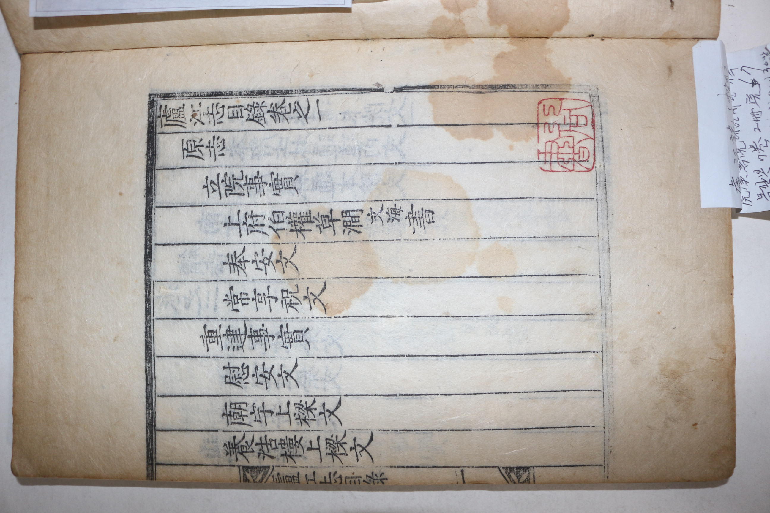 1857년 목판본 안동 여강서원(廬江書院)편 여강지(廬江志) 7권2책완질