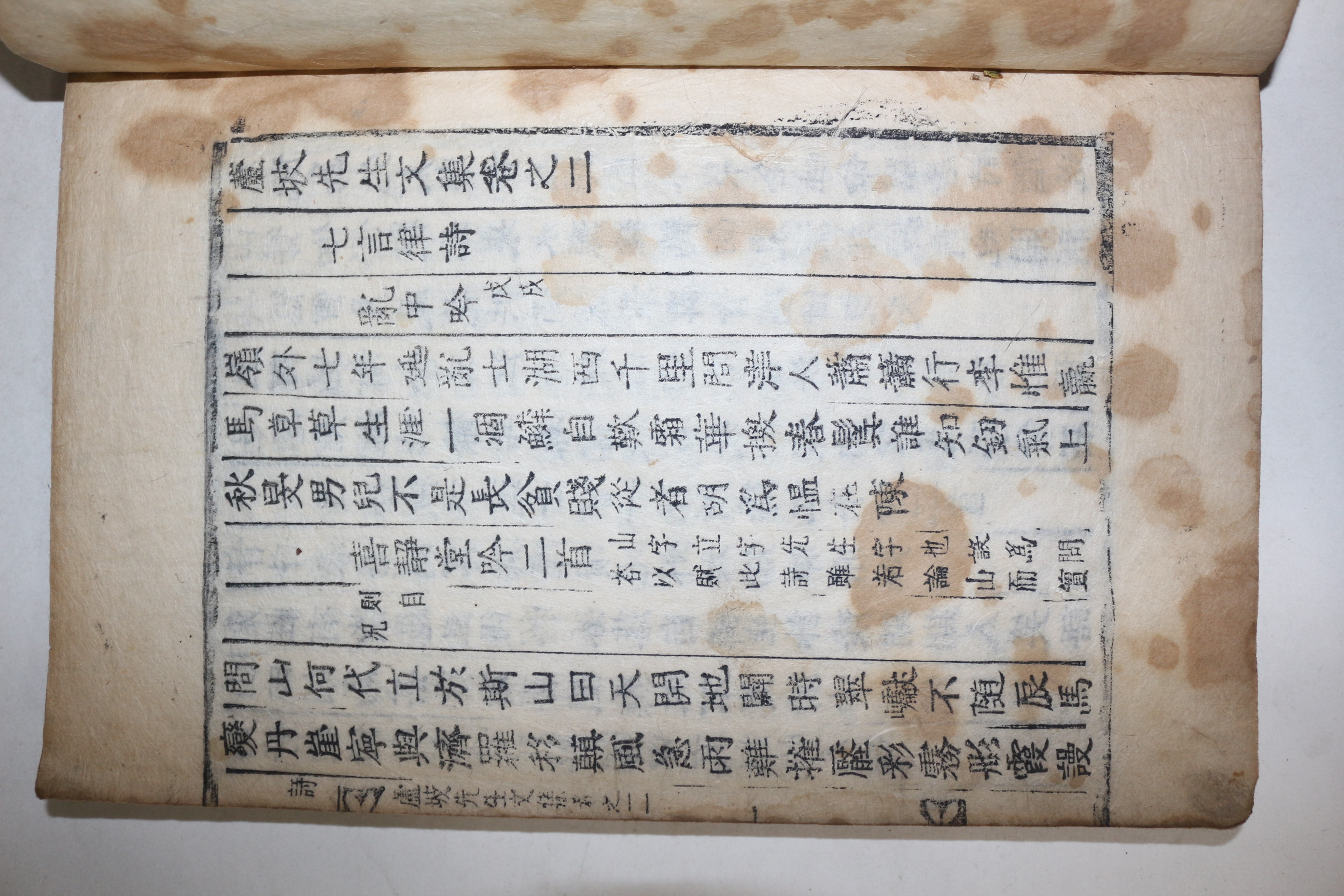 1834년 고활자본 벽진이씨 이흘(李屹) 노파선생문집(蘆坡先生文集) 권1~3  2책