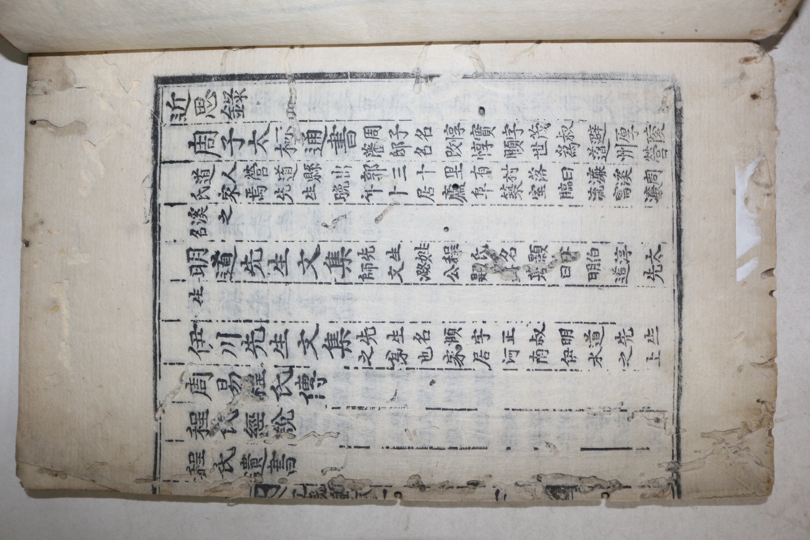 목판본 근사록(近思錄) 14권4책완질