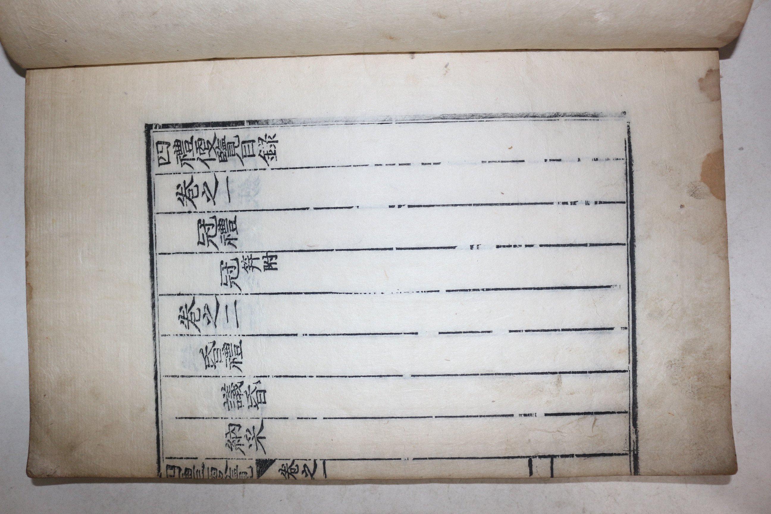 책판이 크고 판형이 좋은 고목판본 사례편람(四禮便覽) 8권4책완질