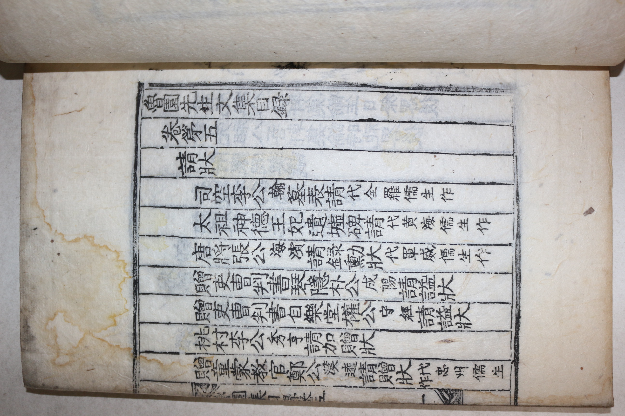 목판본 의성김씨 김철수(金喆銖) 노원선생문집(魯園先生文集) 10권5책완질