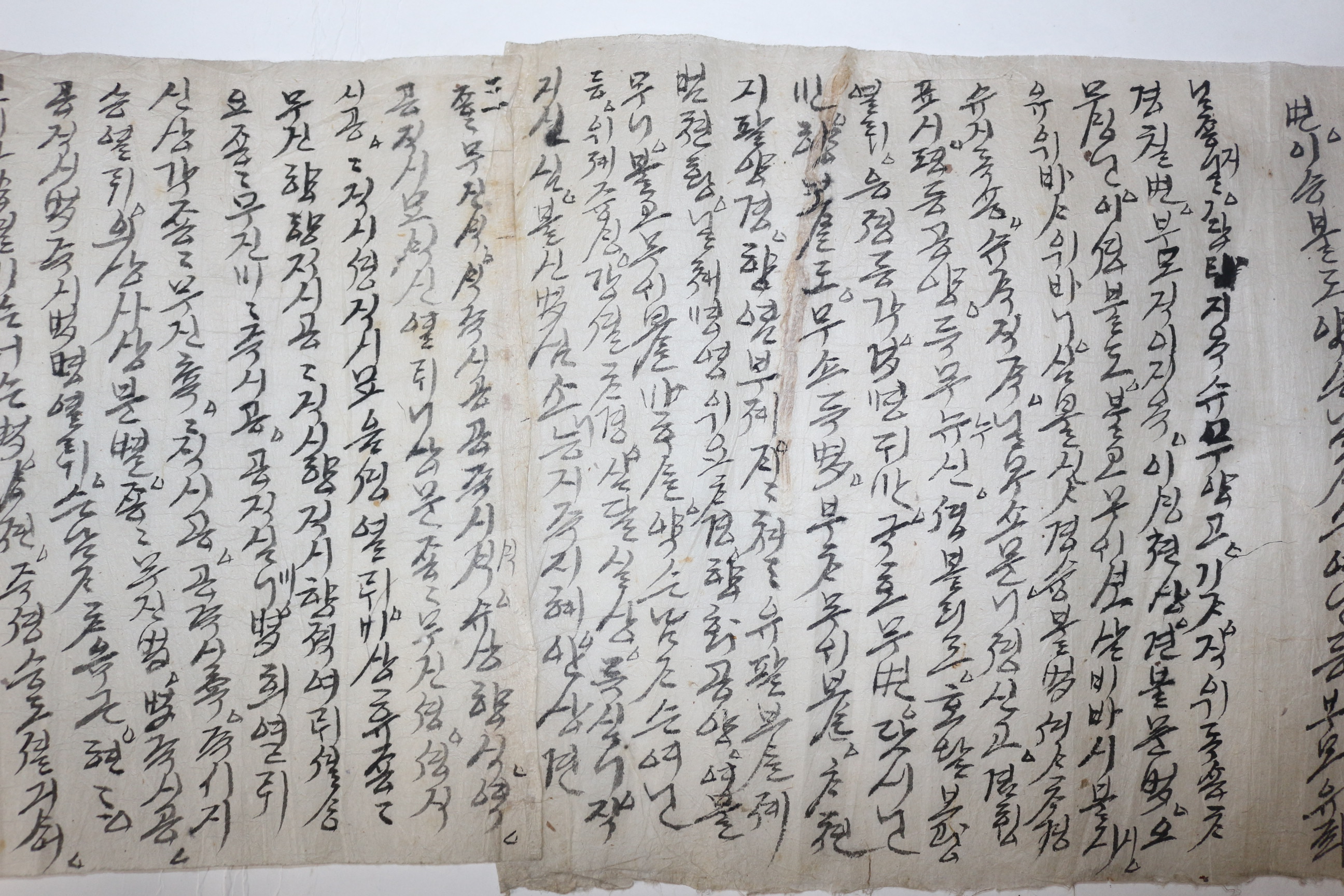 19-1미터60센치 길이의 한글 언문가사