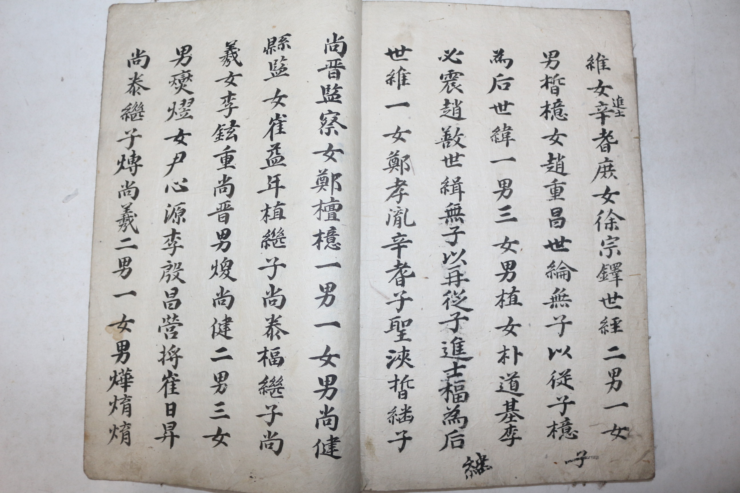 고필사본 삼척인 종사랑심공행장(從仕郞沈公行狀)