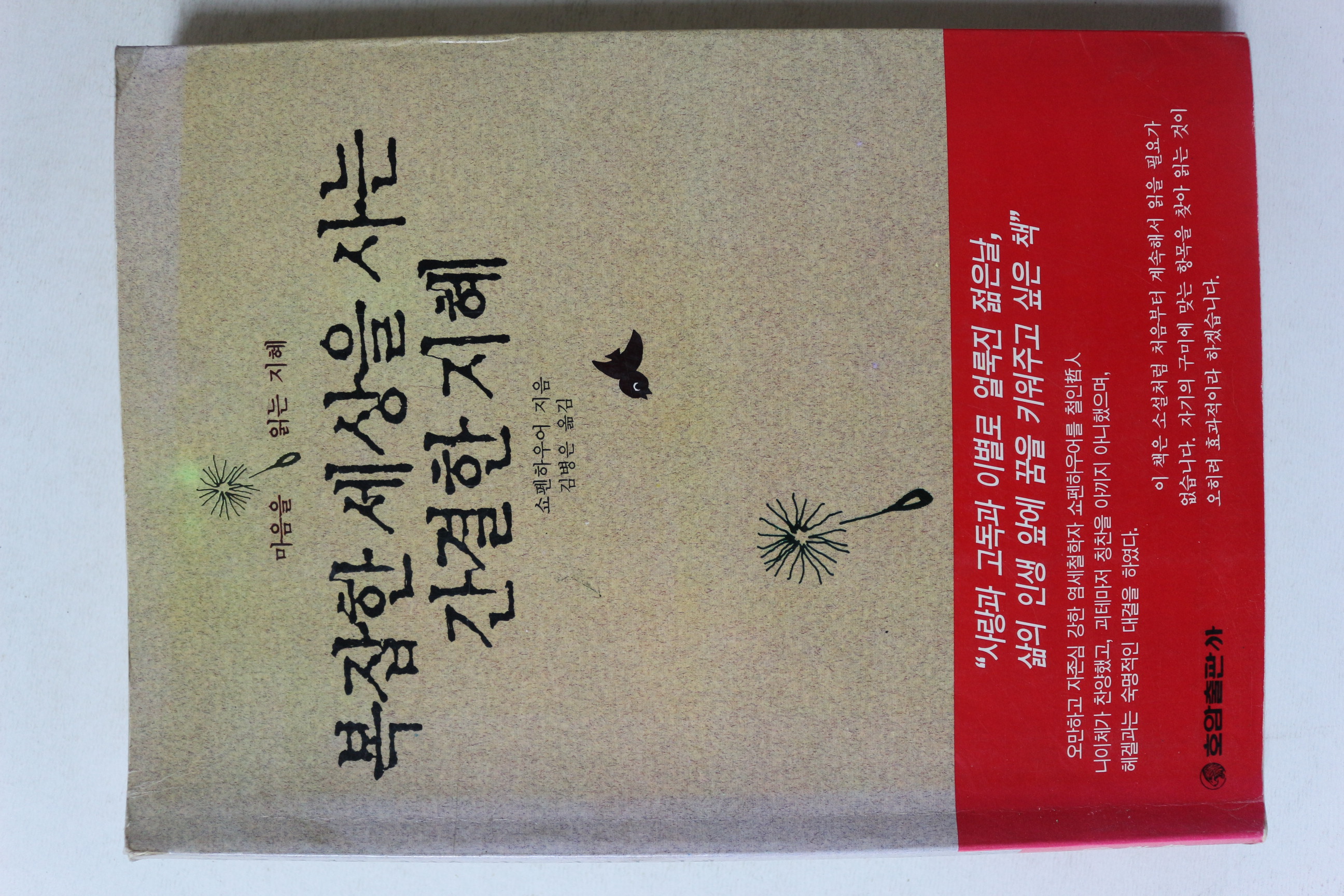1993년 쇼펜하우어 복잡한 세상을 사는 간결한 지혜