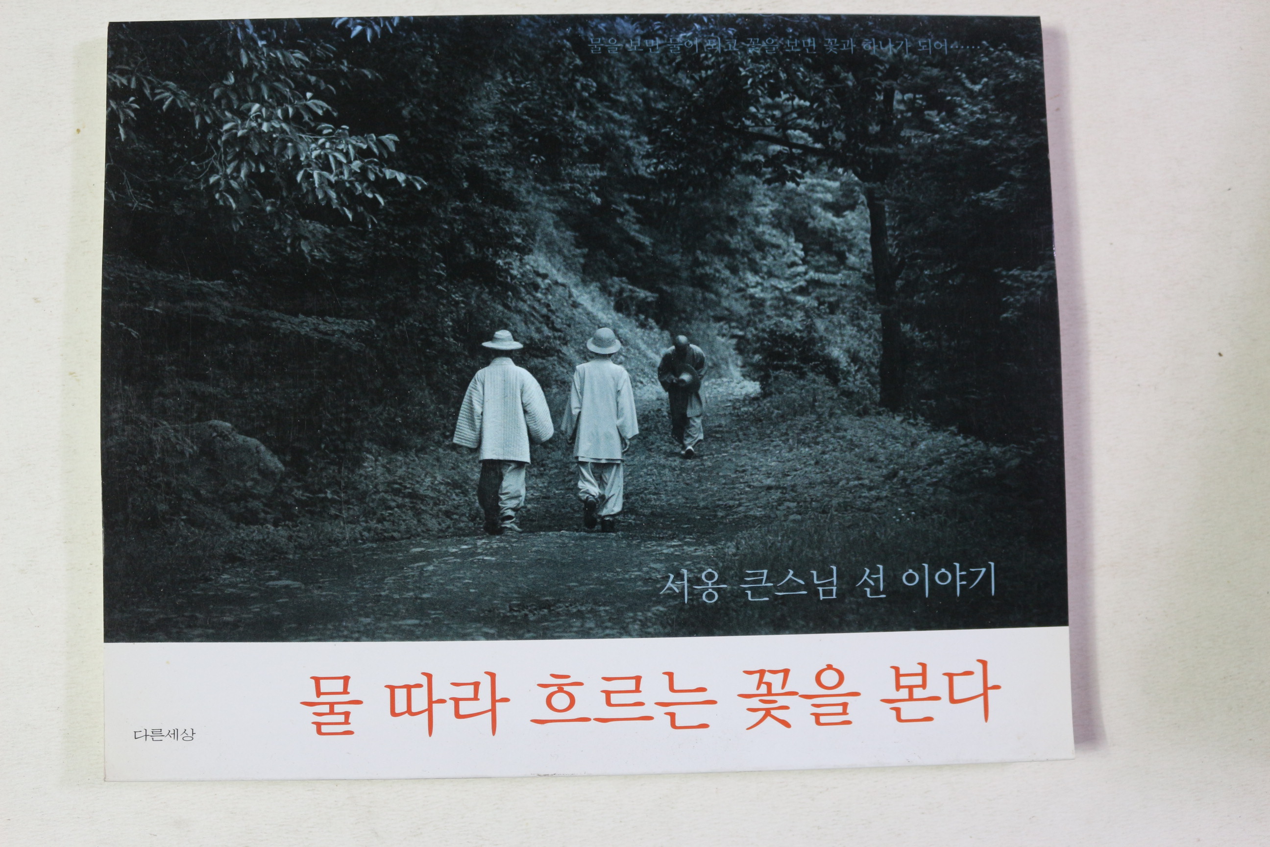 2001년초판 소옹 큰스님 선이야기 물따라 흐르는 꽃을 본다