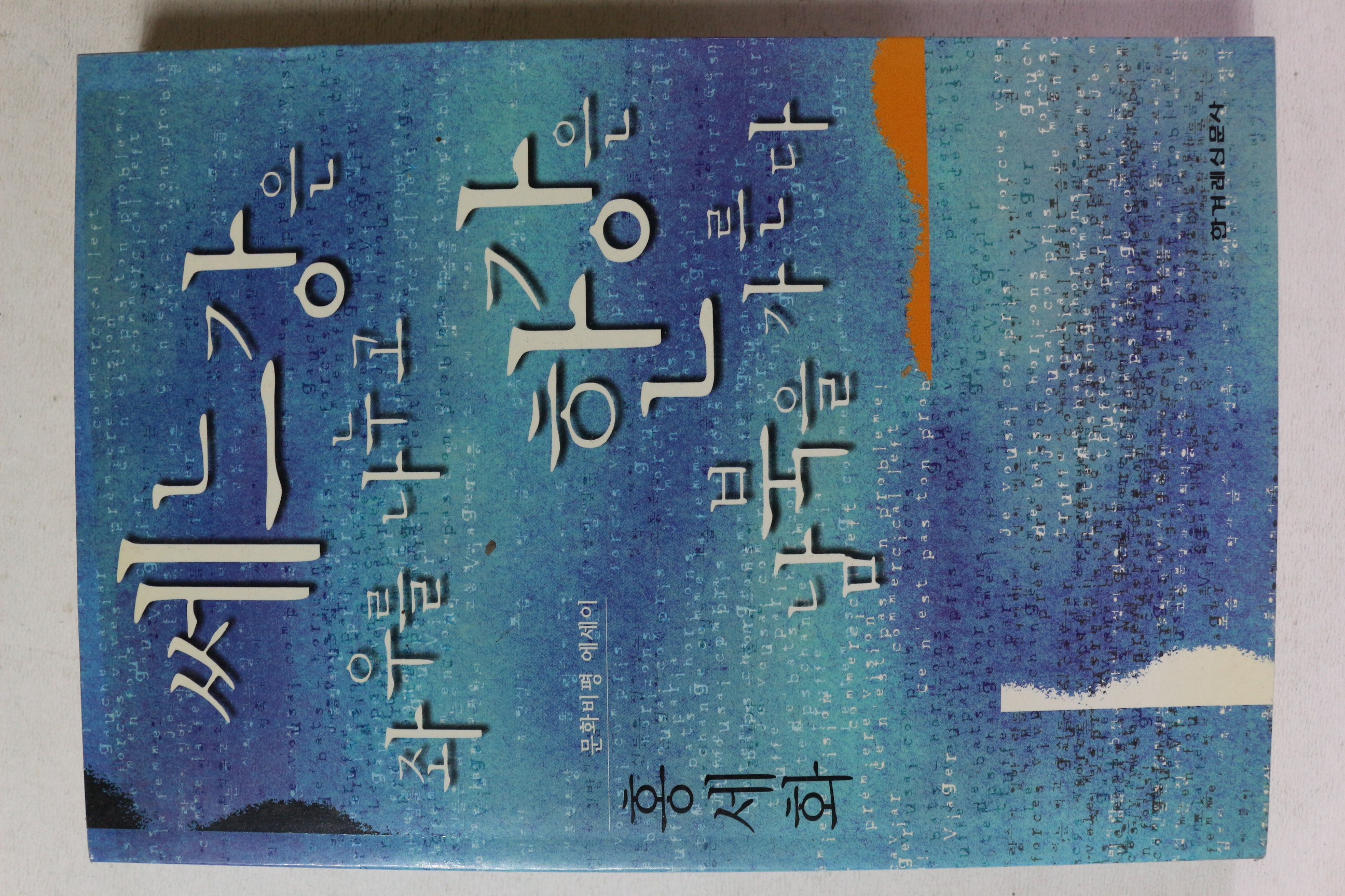 1999년 홍세화 쎄느강은 좌우를 나누고 한강은 남북을 가른다