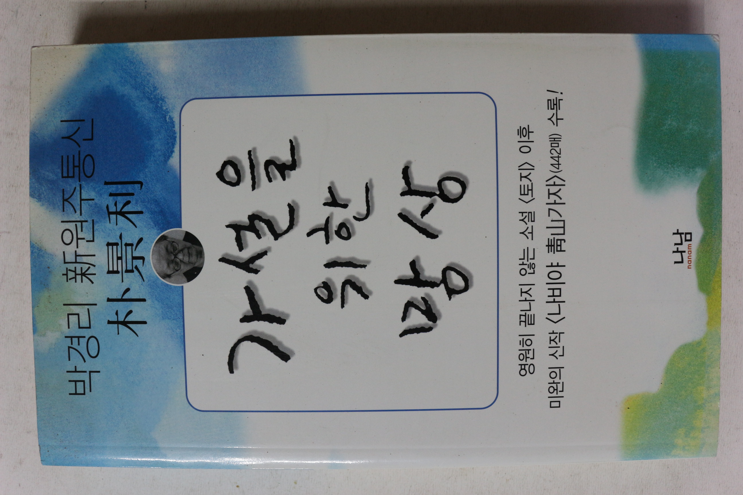 2007년초판 박경리 가설을 위한 망상