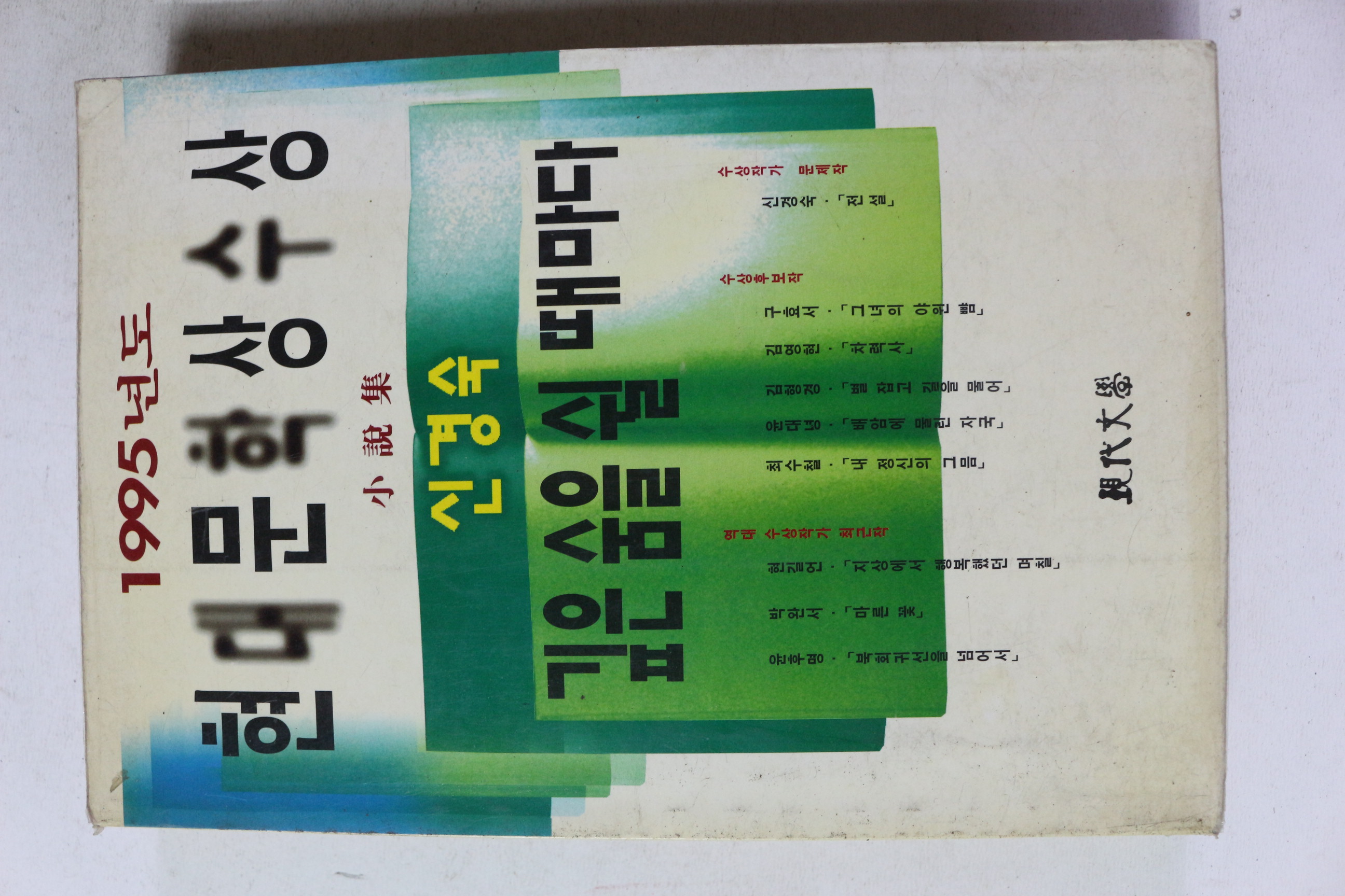 1995년 신경숙 소설집 깊은 숨을 쉴 때마다
