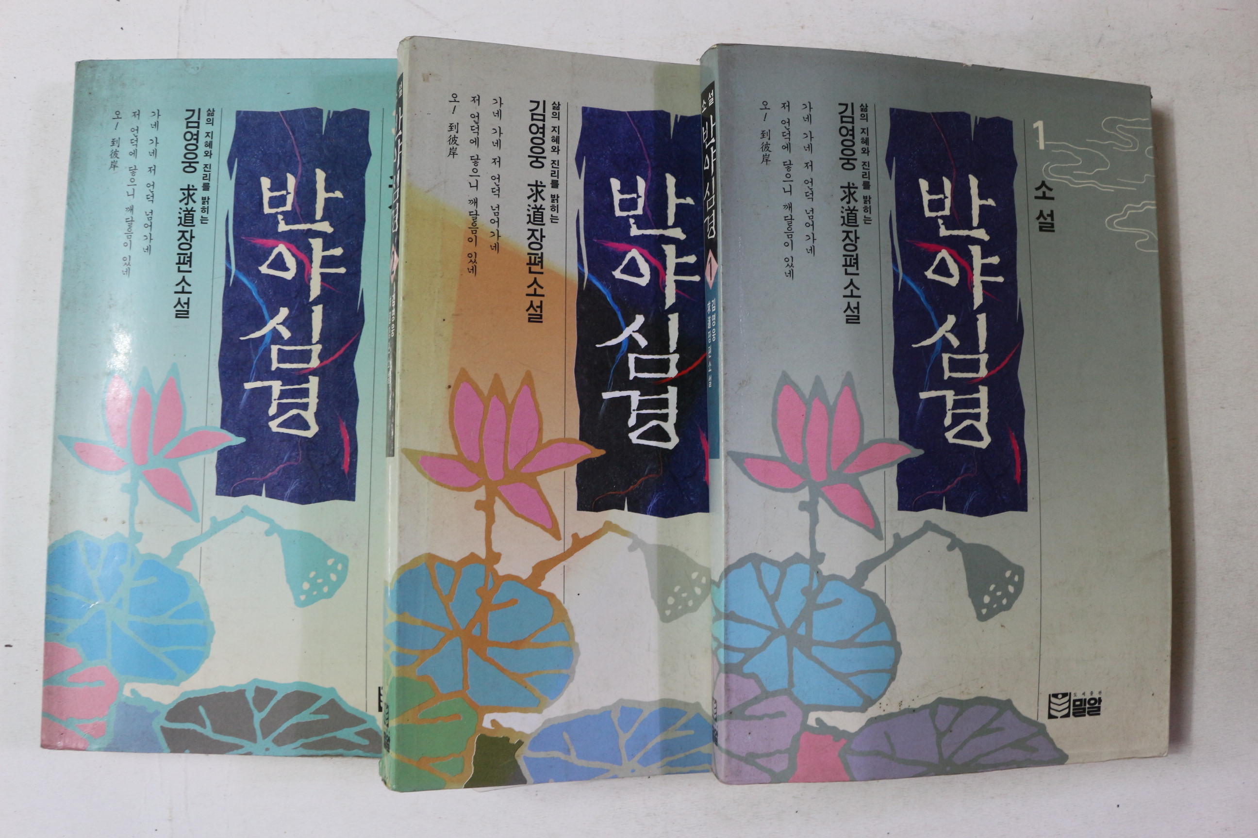 1993년 김영웅 구도장편소설 반야심경 3책완질