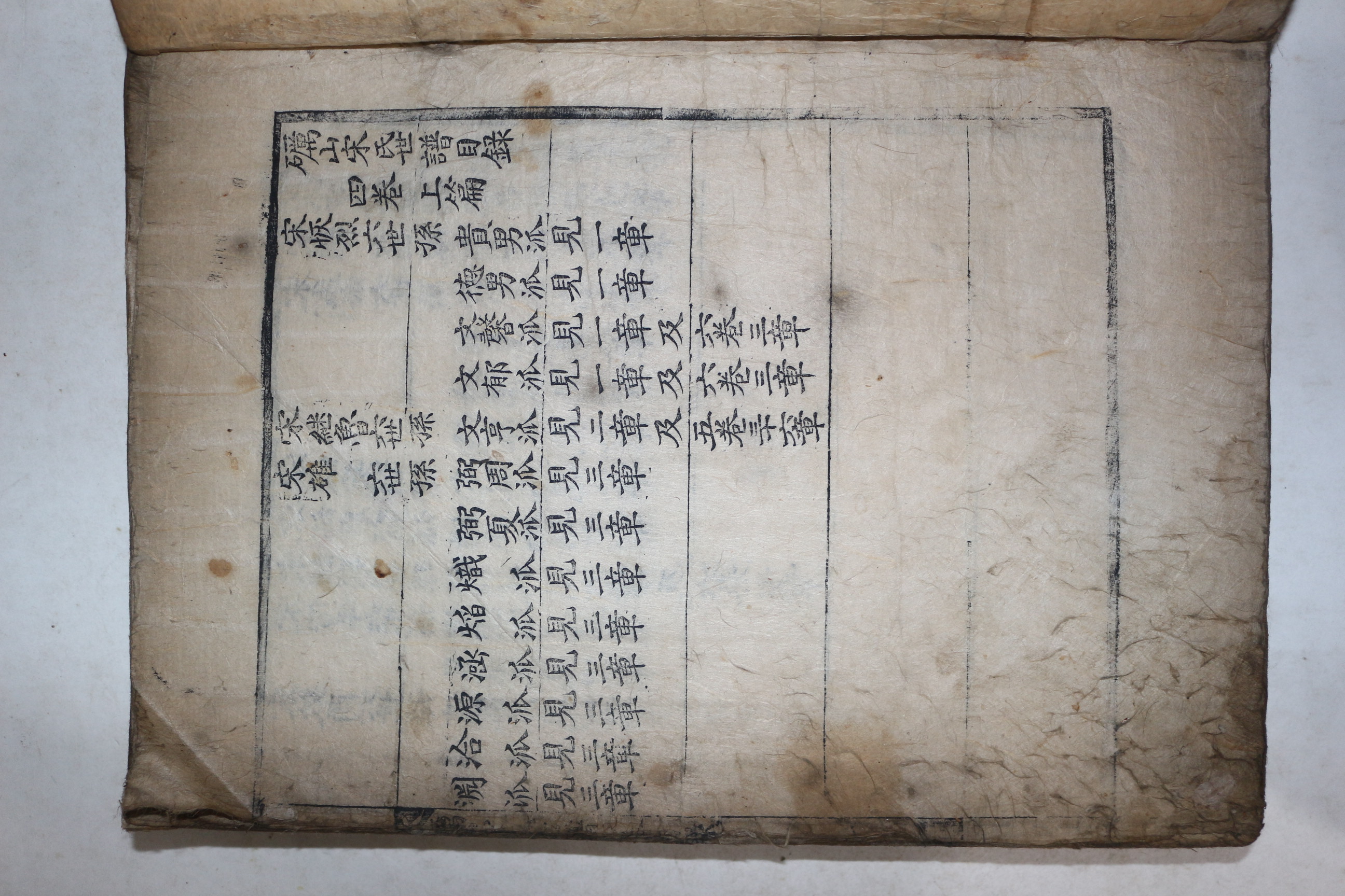 1729년 고목판본 여산송씨세보(礪山宋氏世譜) 권4  1책