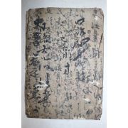 일제시기 소작용지에 필사된 사략 1책