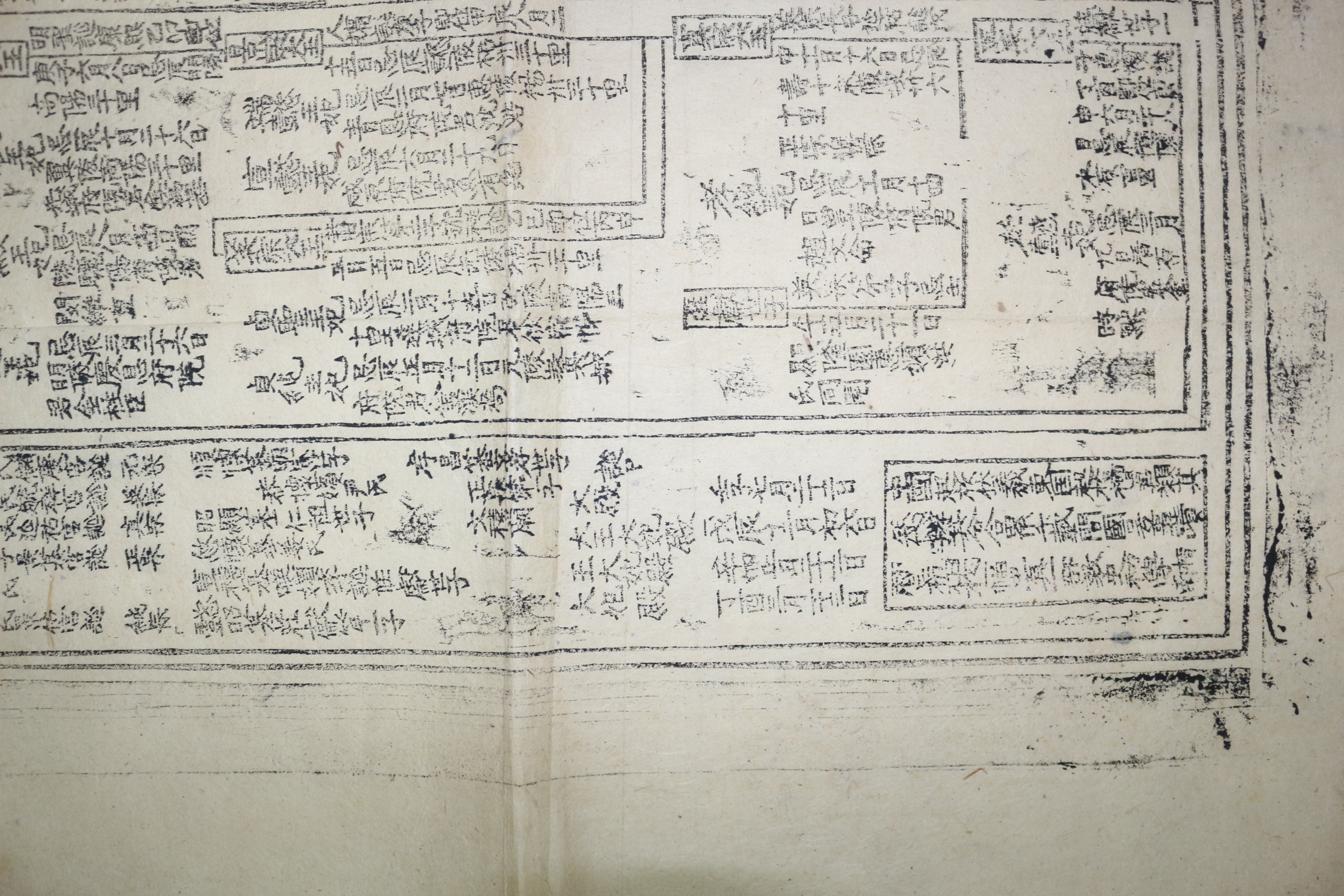 조선시대 목판본 중국동국고금역대도(中國東國古今歷代圖)