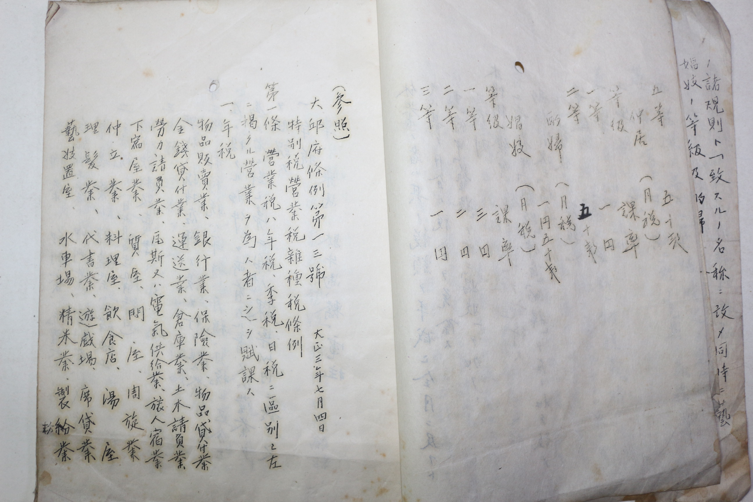 1916년(대정5년) 조선총독부 대구부 문서 14장