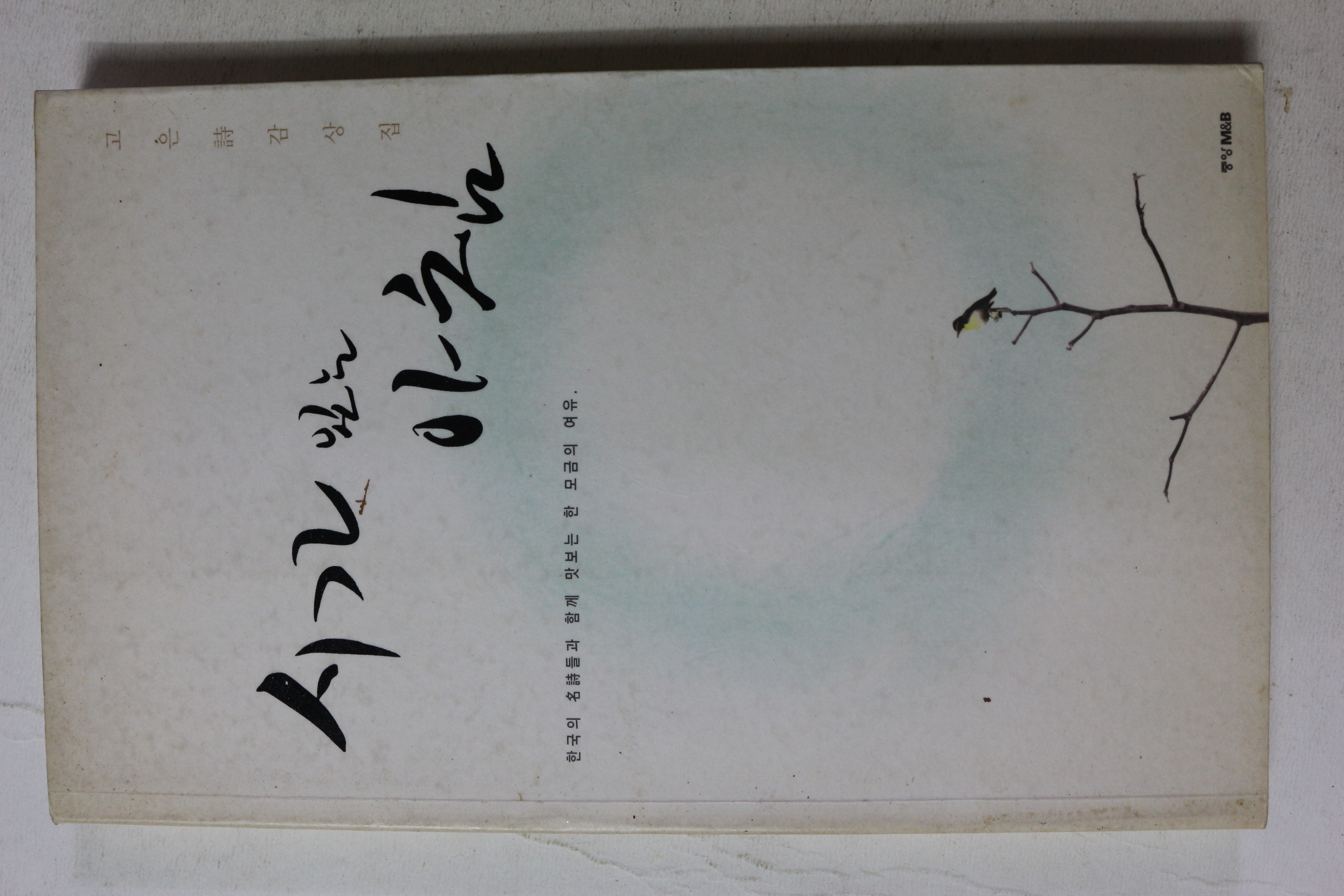 1999년초판 고은 시감상집 시가 있는 아침