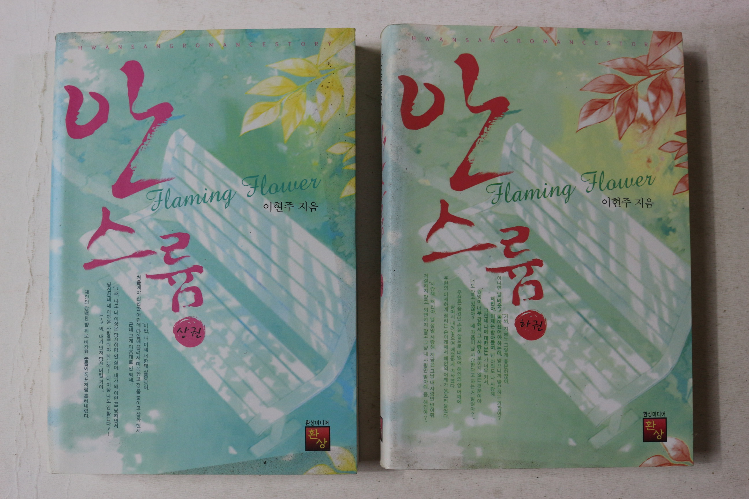 2005년초판 이현주 안스륨 상하 2책완질