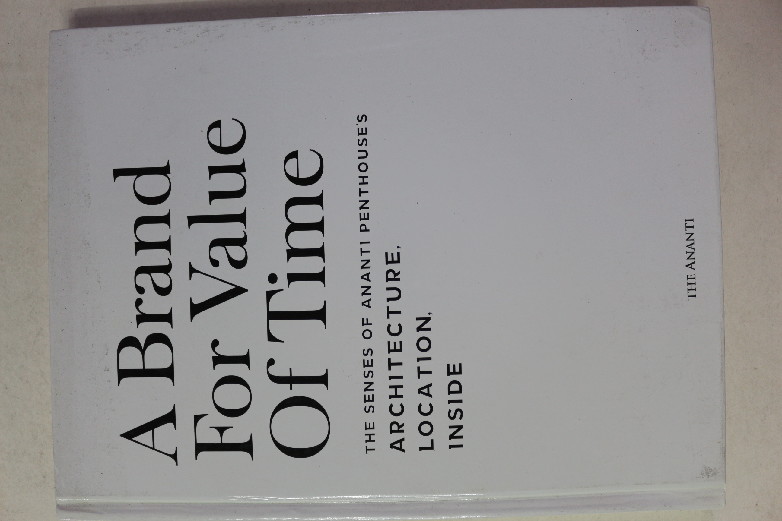 아난티 A Brand For Value Of Time