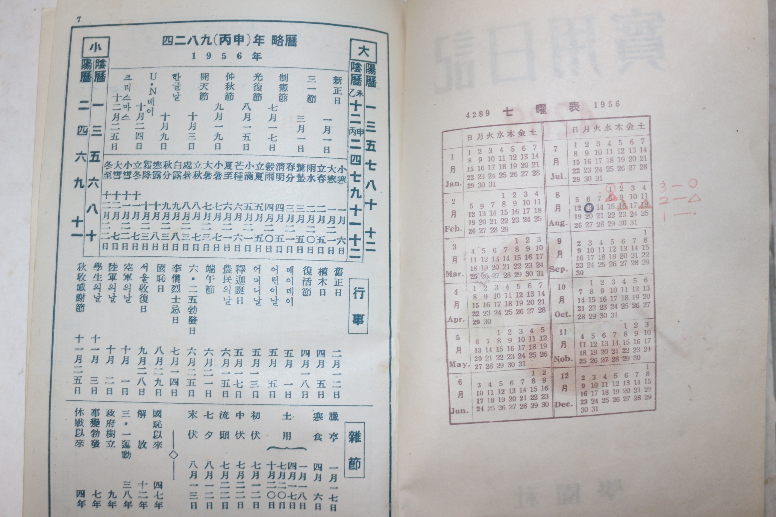 1956년 학원사 실용일기