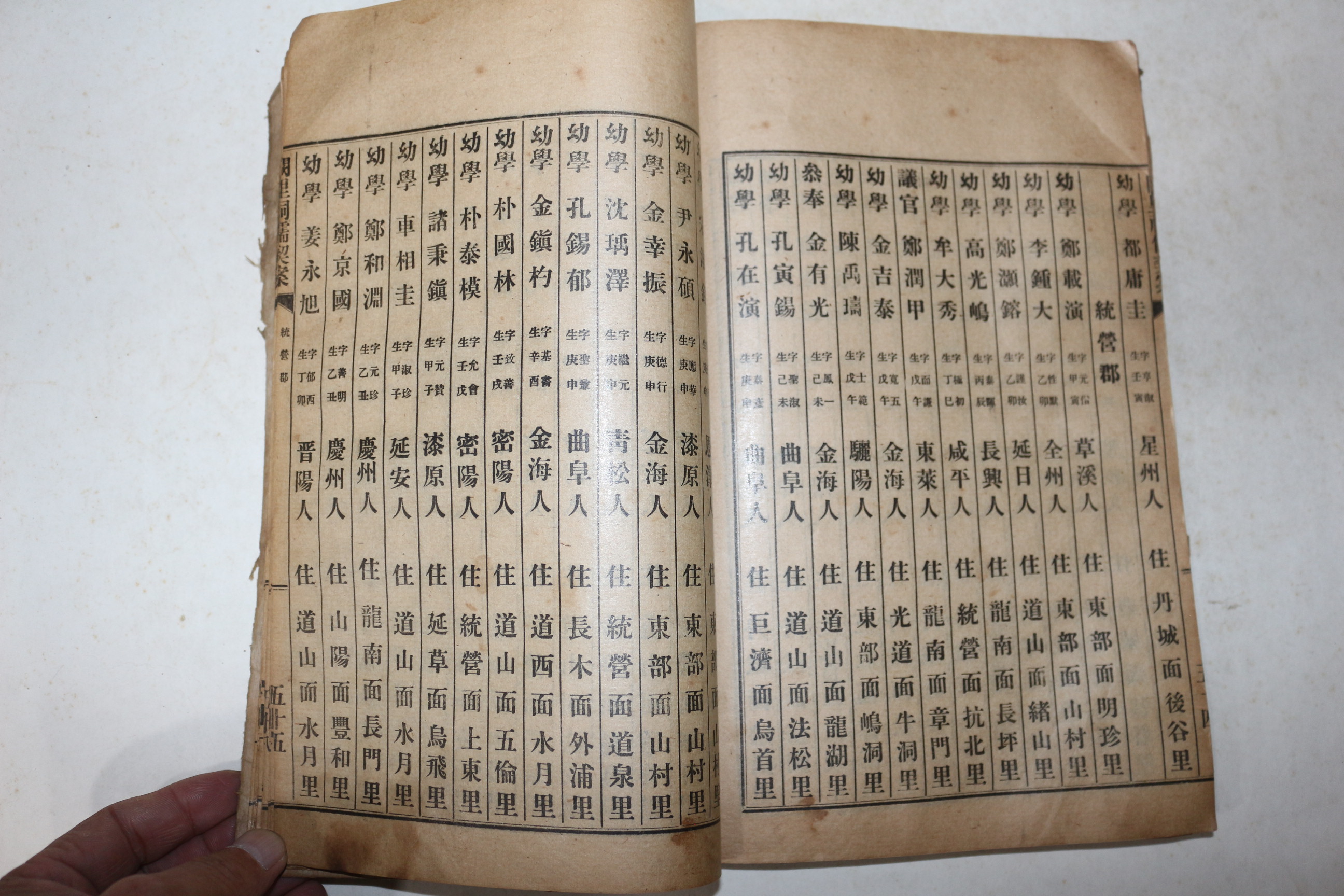 1926년 진주간행 공중권(孔重權)편 궐리사유계안(闕里祠儒契案) 1책완질