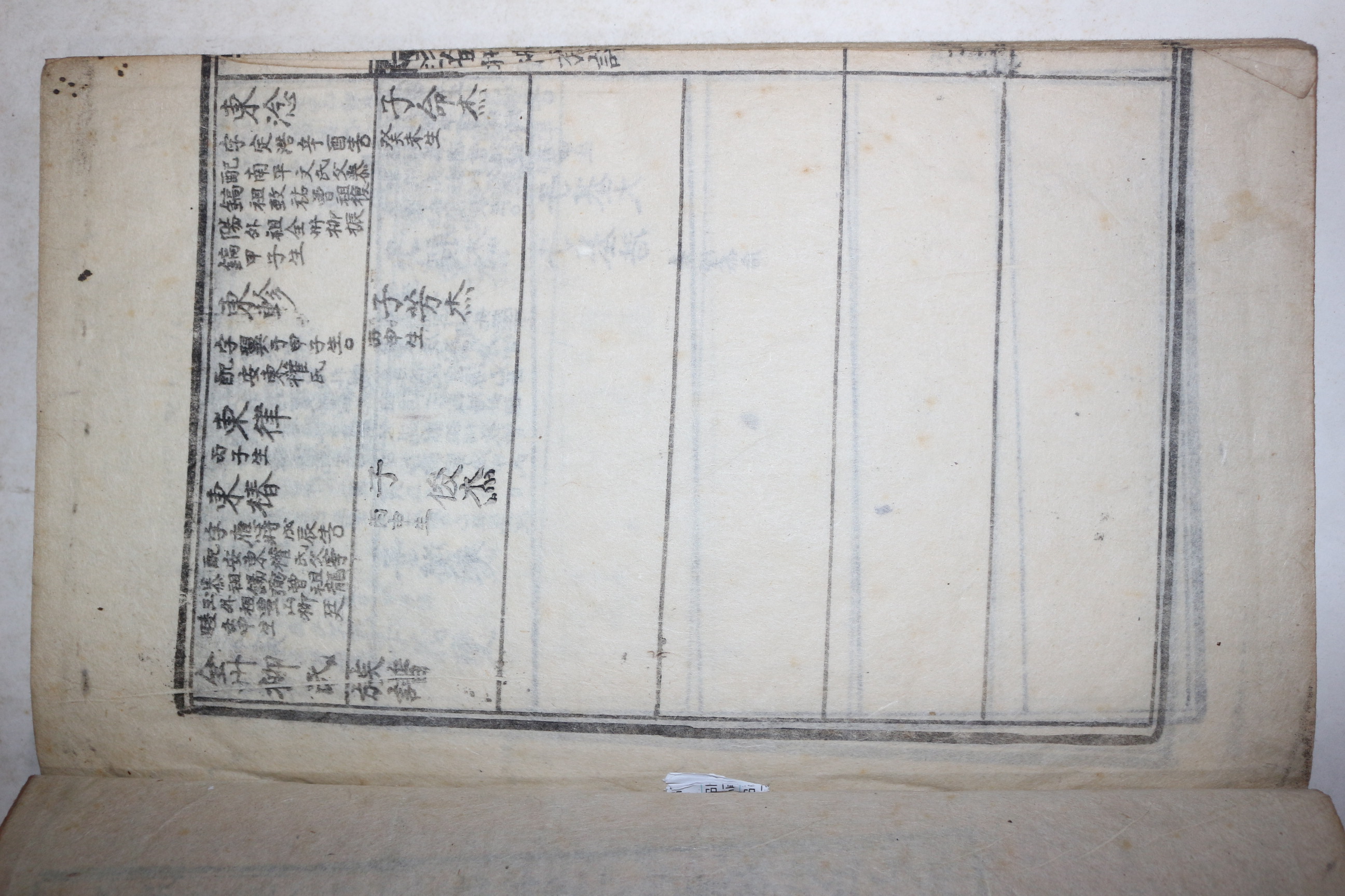 석판본 전주류씨족보(全州柳氏族譜) 1책완질