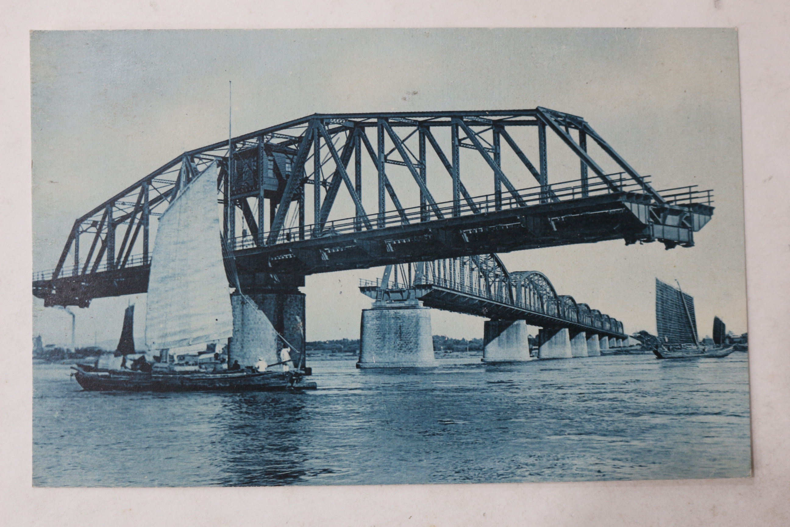 일제시기 압록강철교 엽서