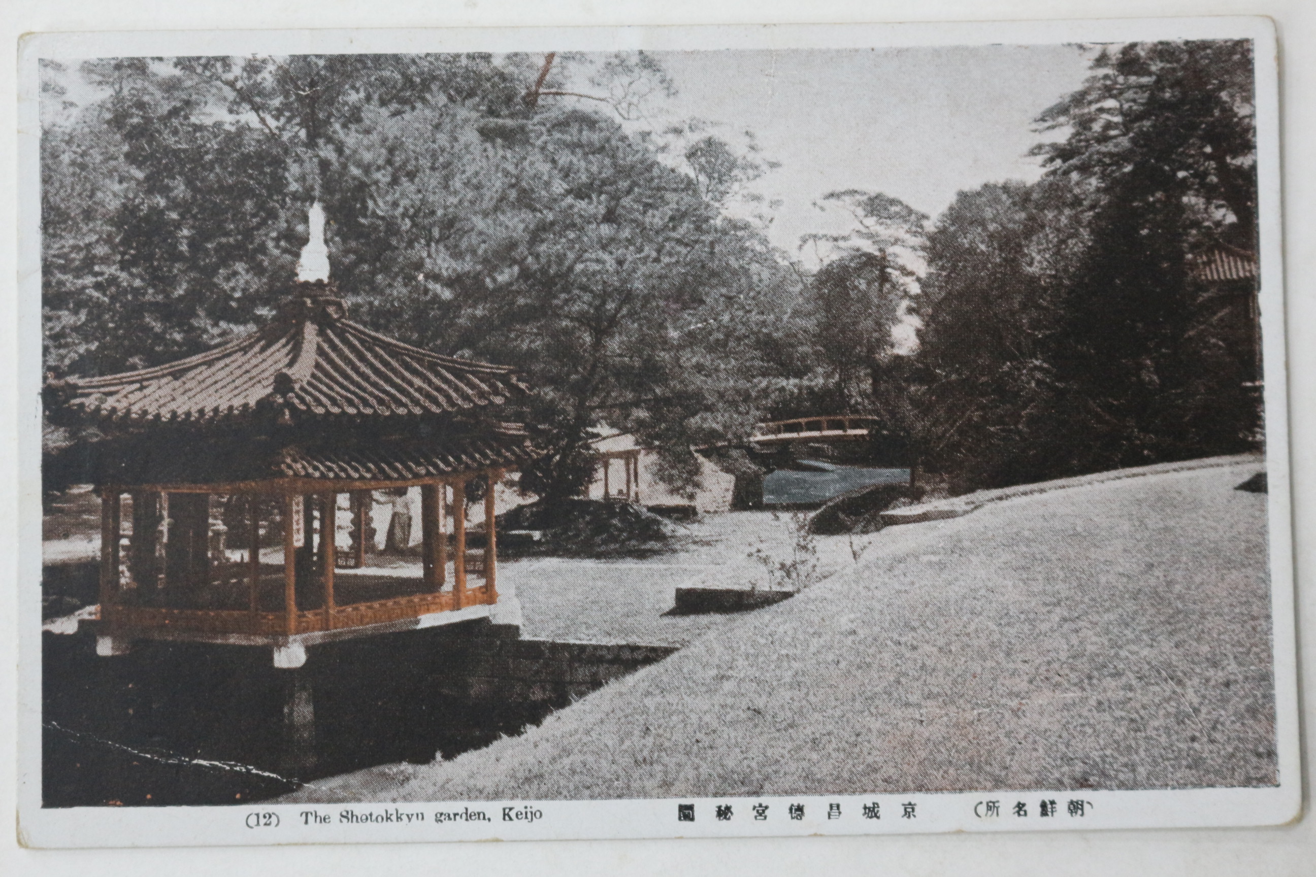 일제시기 경성 창덕궁 비원 엽서