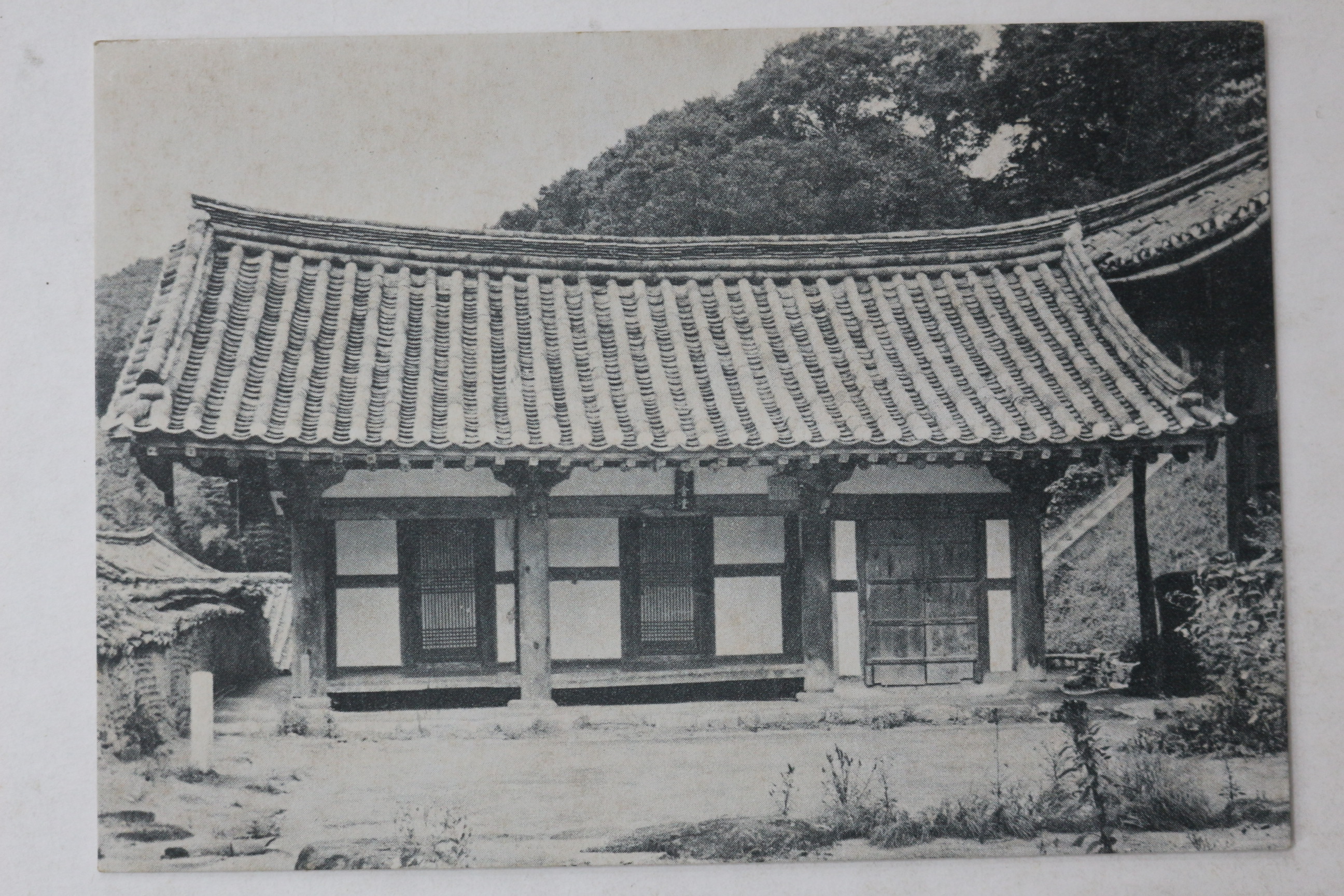 해방후 송광사 하사당 엽서