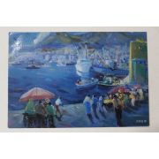 근대 윤종철 작 자갈치시장 우편엽서 사용실체