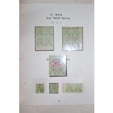 1947년 이준열사 만국우편재개기념 우표 총16장 일괄