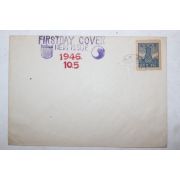 1946년 10월5일 조선우표 첨성대 광화문소인 피봉 사용실체