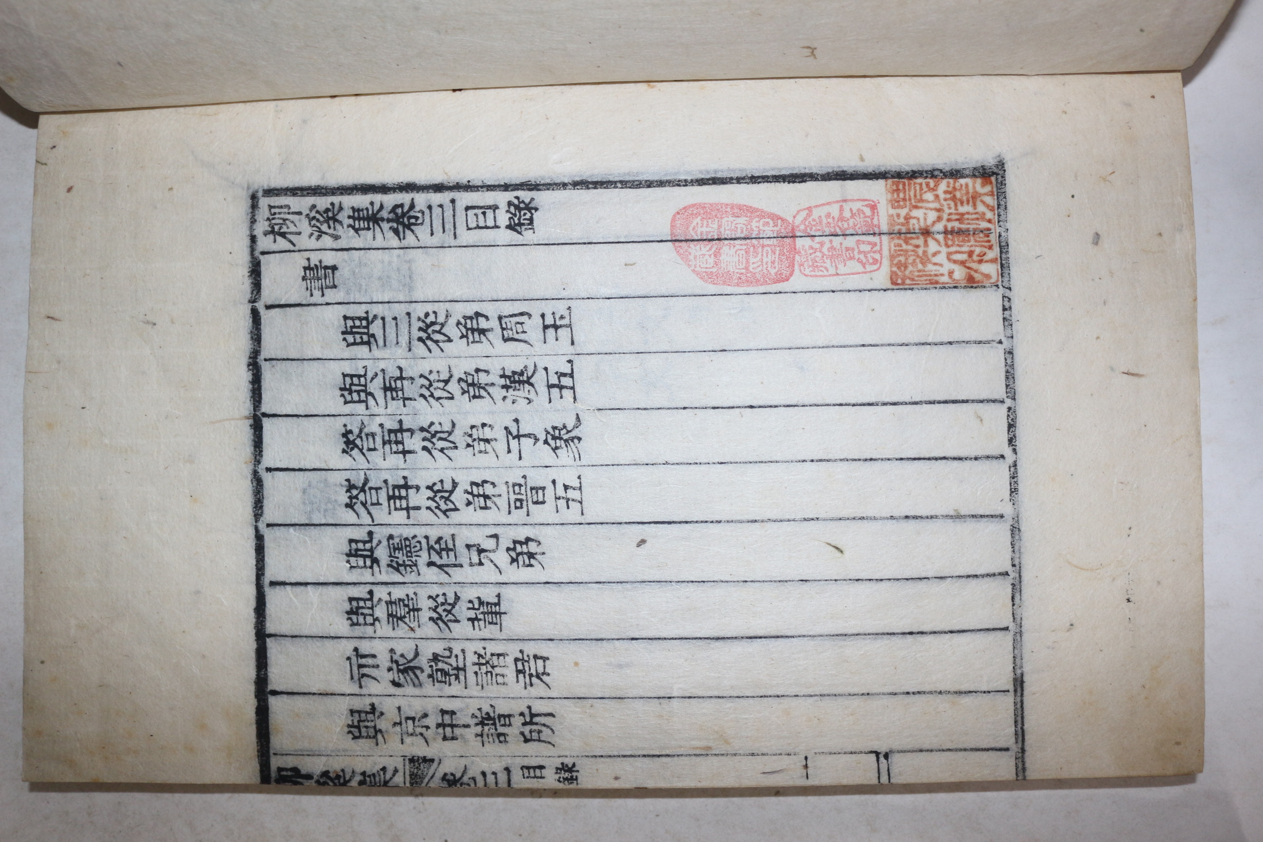 목활자본 강명규(姜命奎) 유계집(柳溪集) 8권4책완질