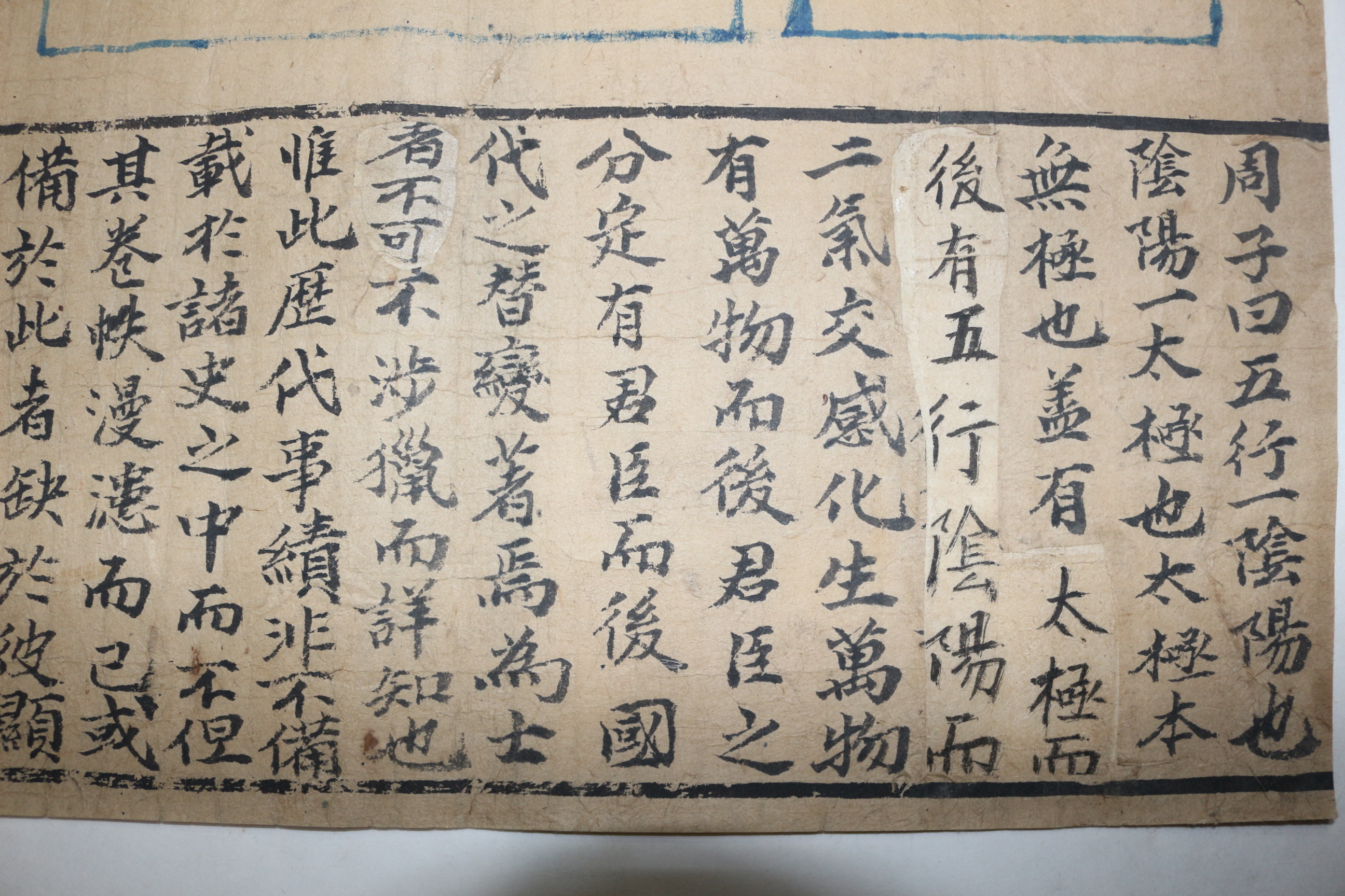 최초발견 필사 김계영(金啓永) 단군에서부터 융희까지 한국과 중국의 역사를 표로만든 고금역대파분연혁지도