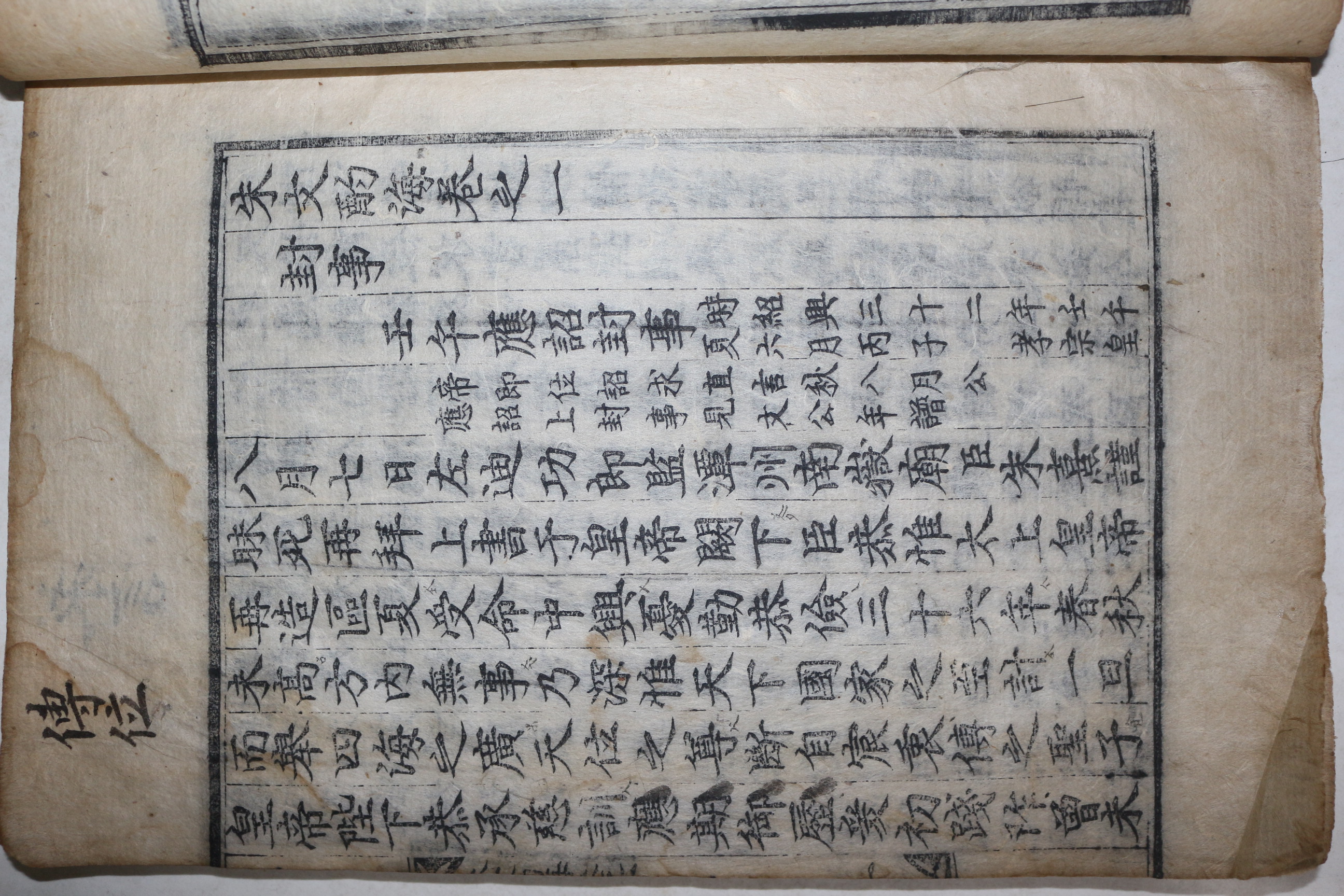 1600년대 고목판본 주희(朱熹) 정경세(鄭經世)選 주문작해(朱文酌海) 권1  1책