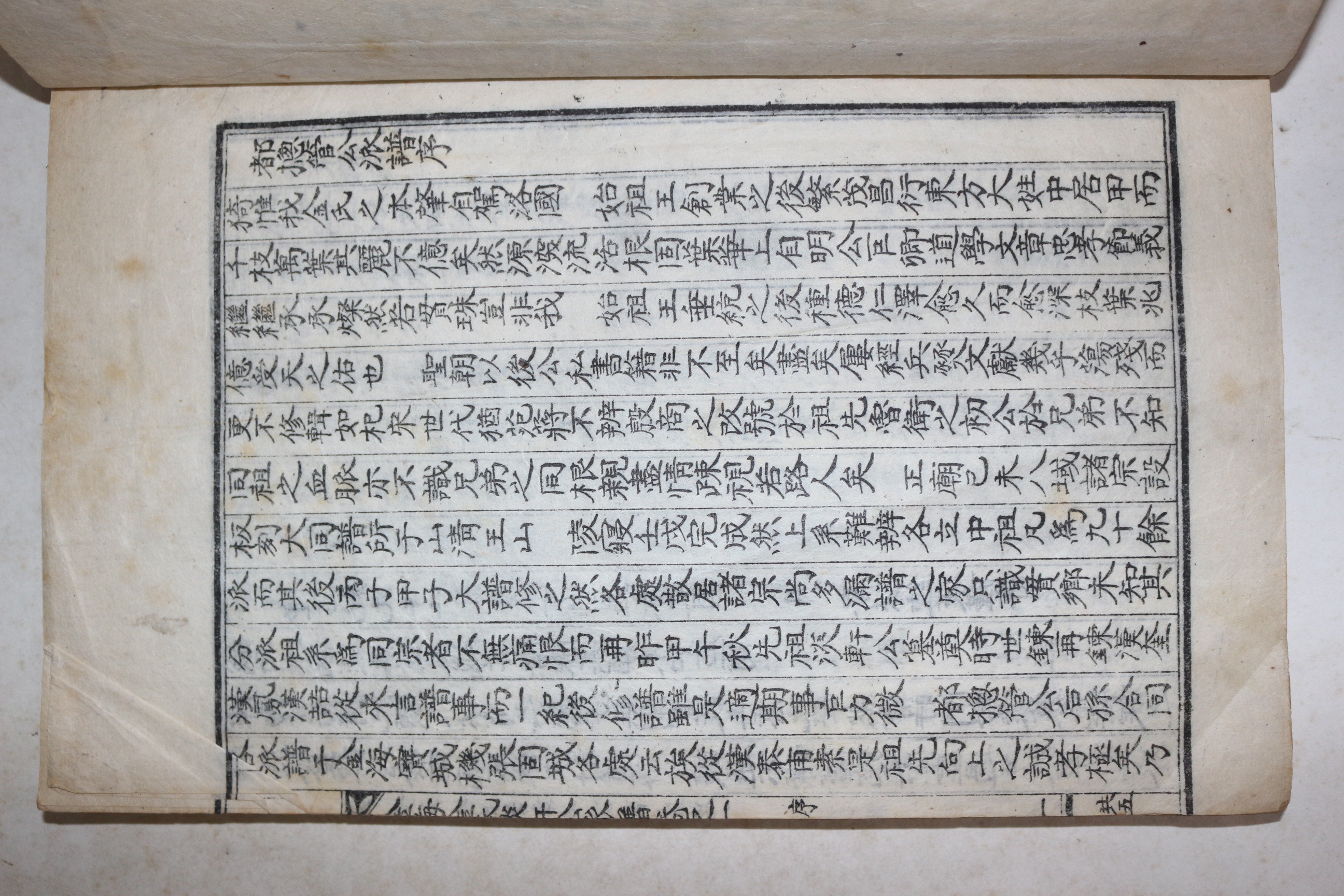 1957년 석판본 김해김씨족보(金海金氏族譜) 4책