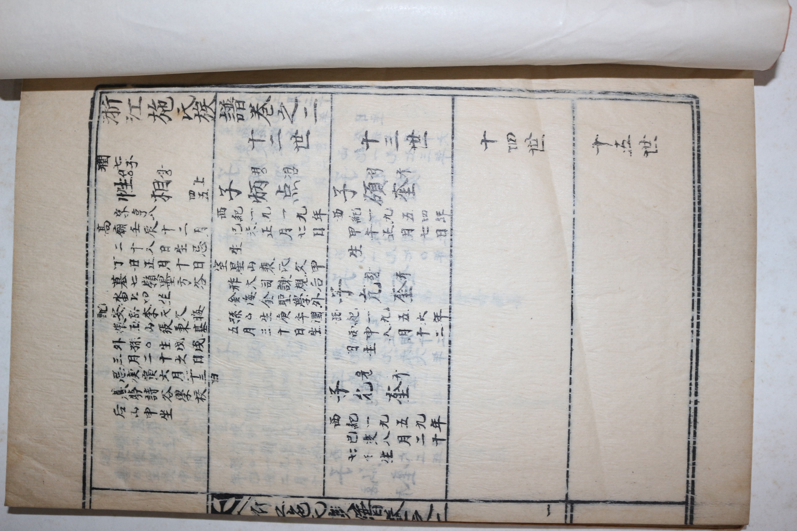 석판본 절강시씨족보(浙江施氏族譜) 2권2책완질
