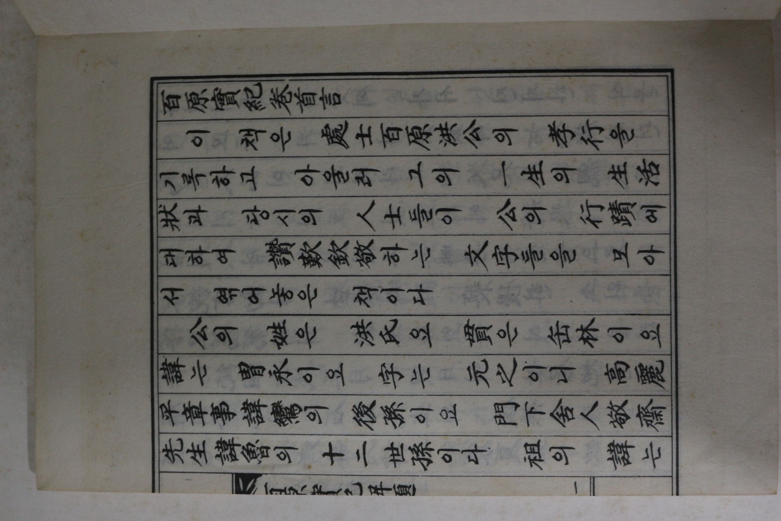 석판본 홍위영(洪胃永) 백원실기(百原實紀) 2권1책완질
