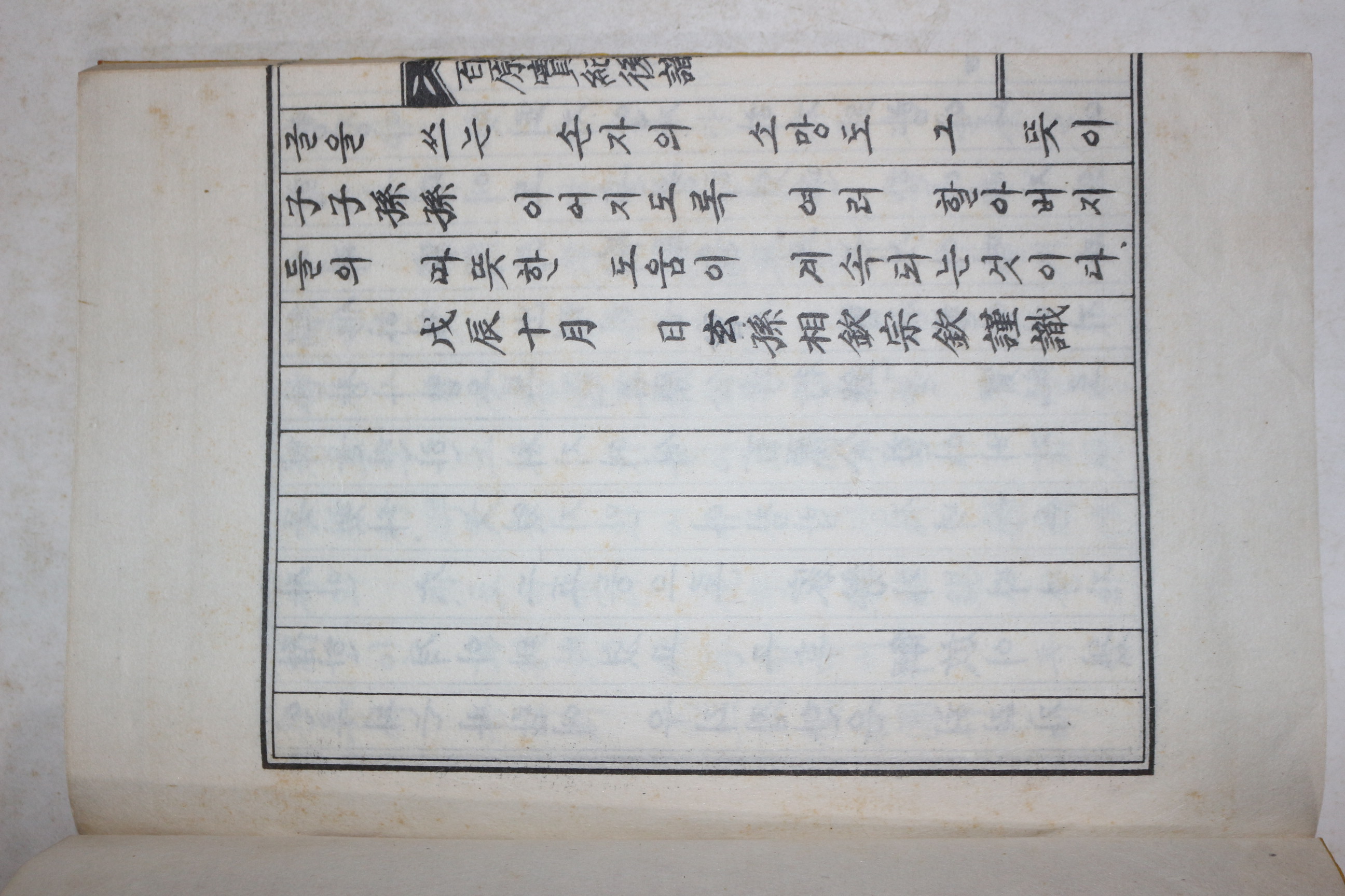 석판본 홍위영(洪胃永) 백원실기(百原實紀) 2권1책완질