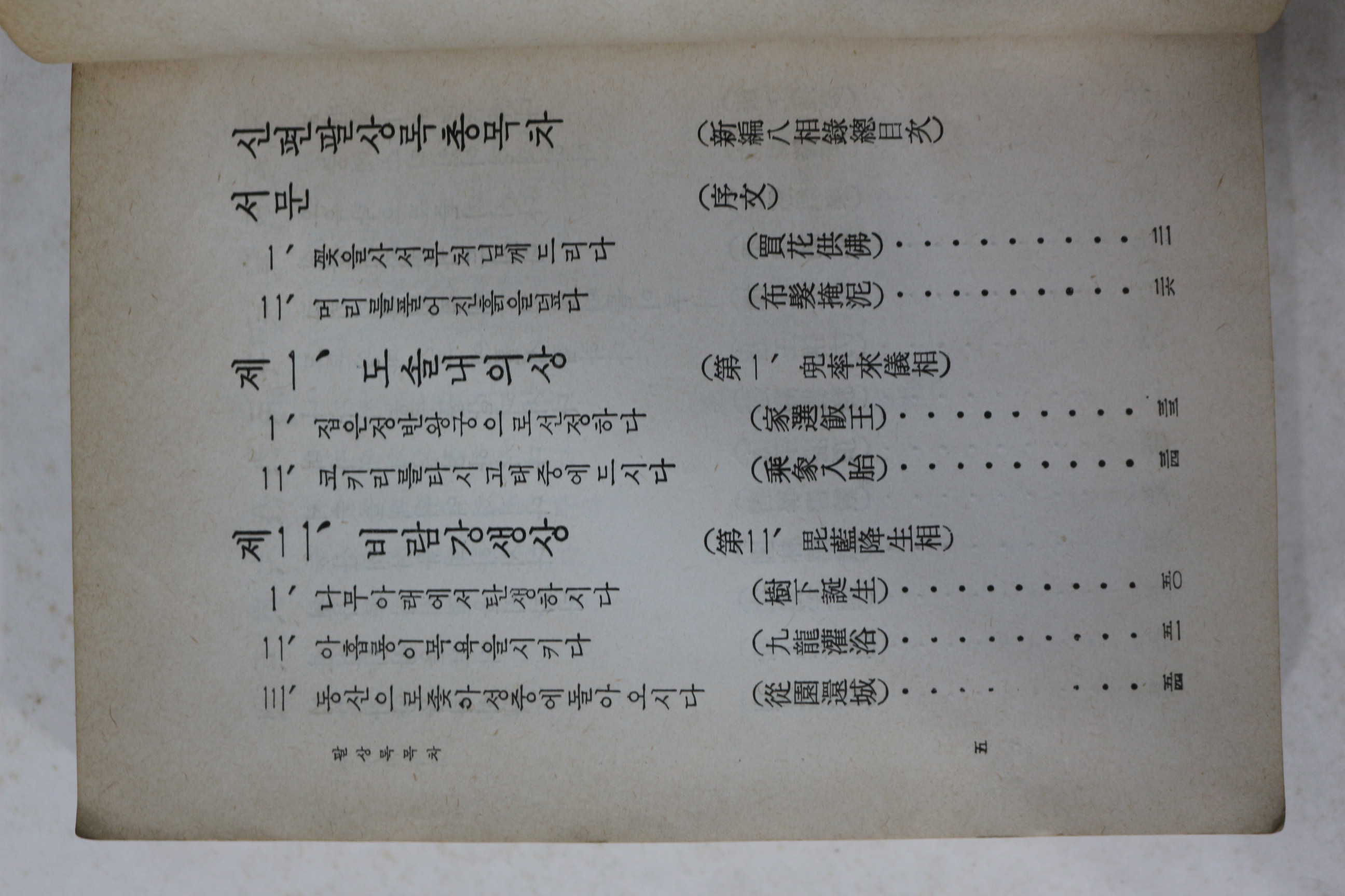 1973년 신편 팔상록(八相錄)
