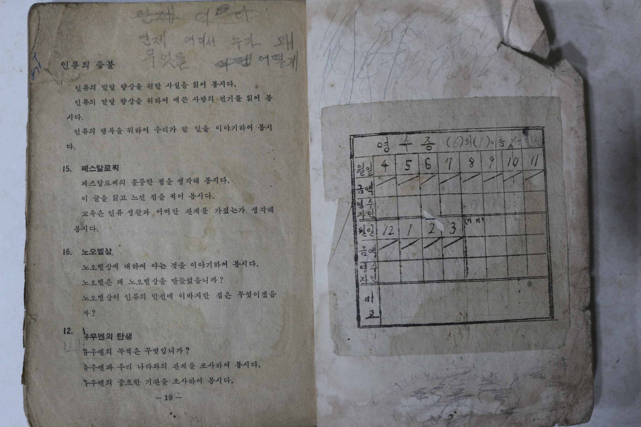 1960년(단기4293년) 국어 6-1