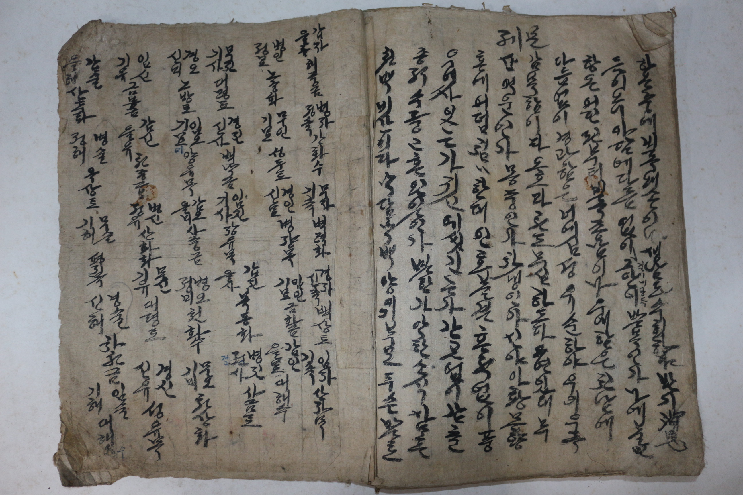 순언문필사본 제문,심청전,회심곡 1책