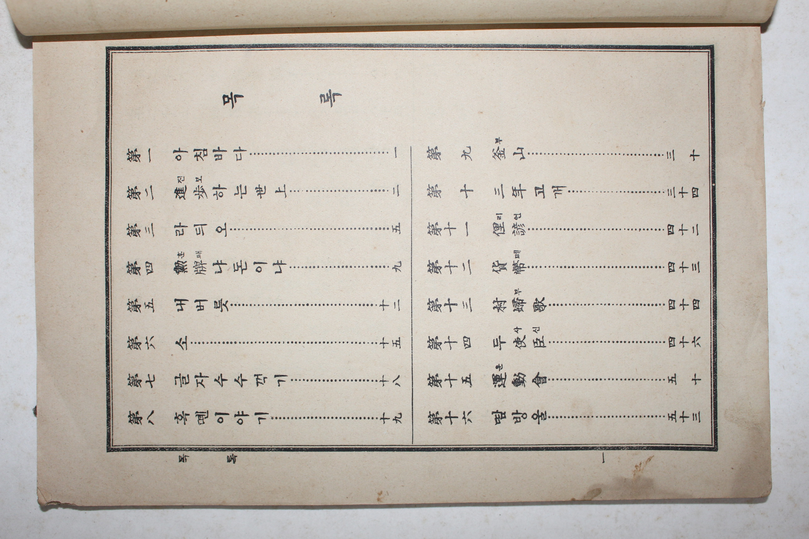 1933년(소화8년) 보통학교 조선어독본 권4