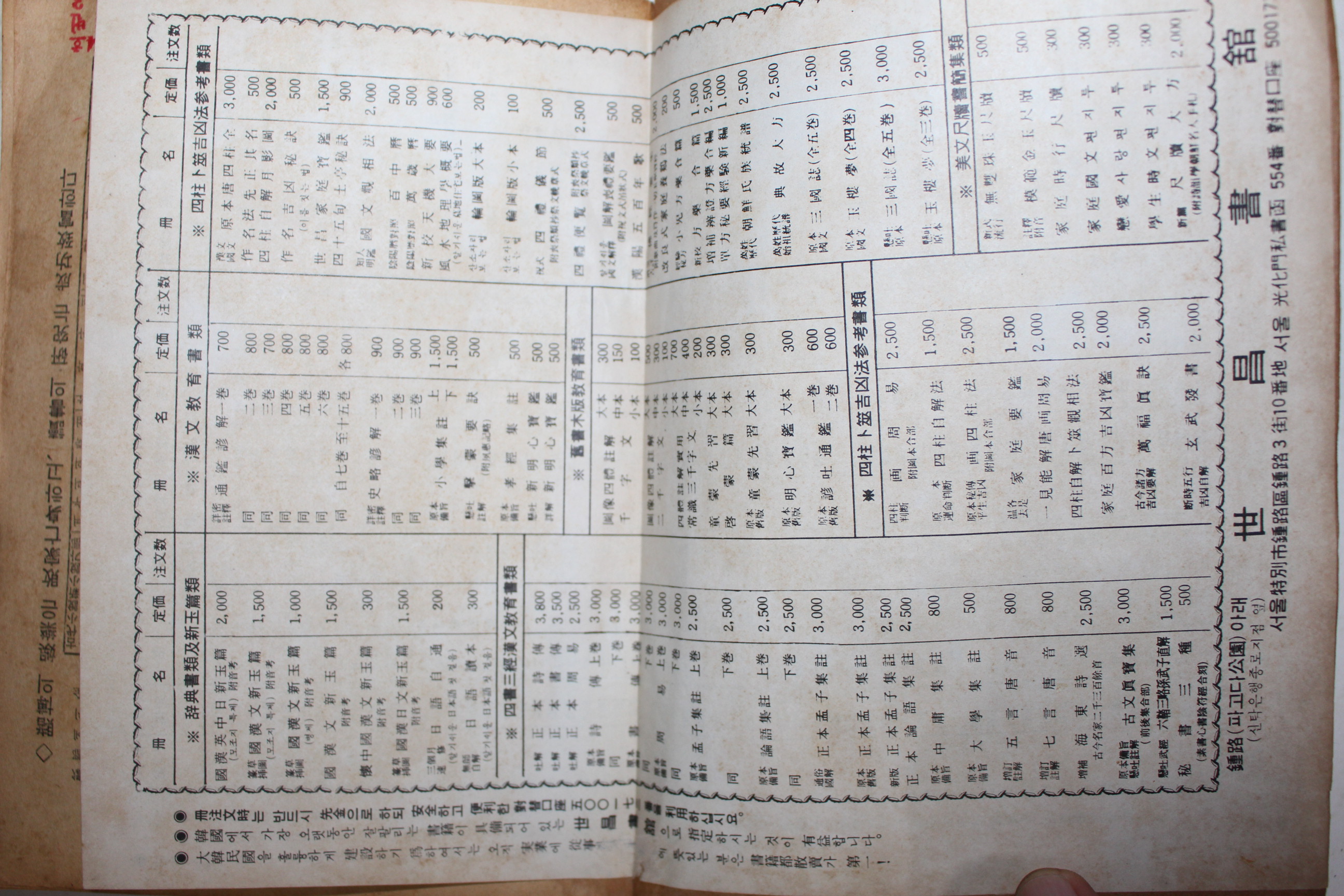 1970년 세창서관 원본 소학집주 상하 2책완질
