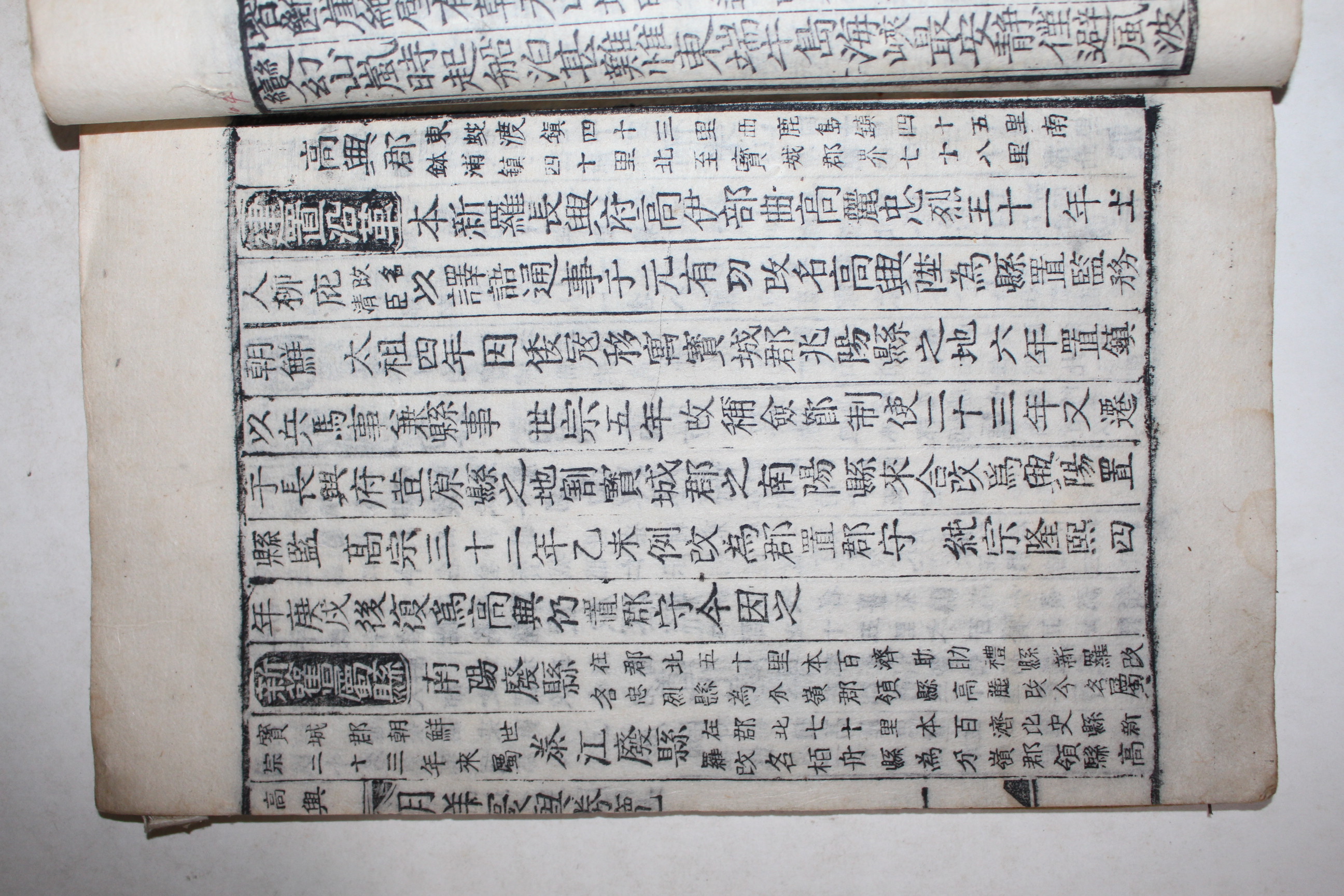 목판본 조선환여승람(朝鮮寰輿勝覽) 고흥(高興)편 1책완질