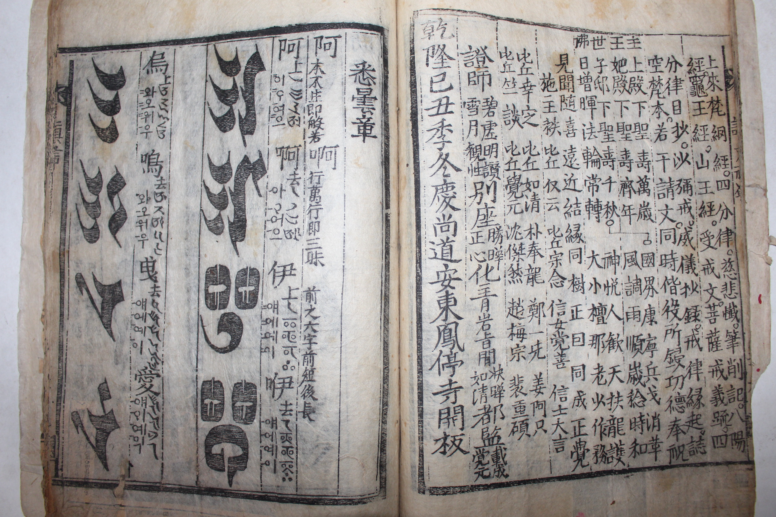 1769년 목판본 경상도 안동봉정사개판 불경 진언집(眞言集) 1책완질